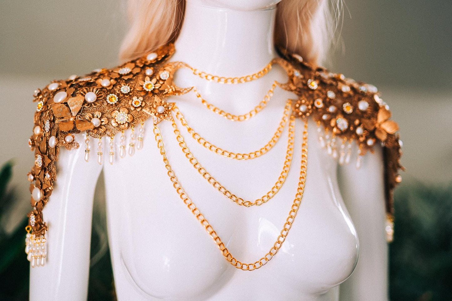 Celestial Butterfly Goddess Halo Crown Moon Star Sun Festival Headpiece Bridal Boho Wedding Gold Halo Crown