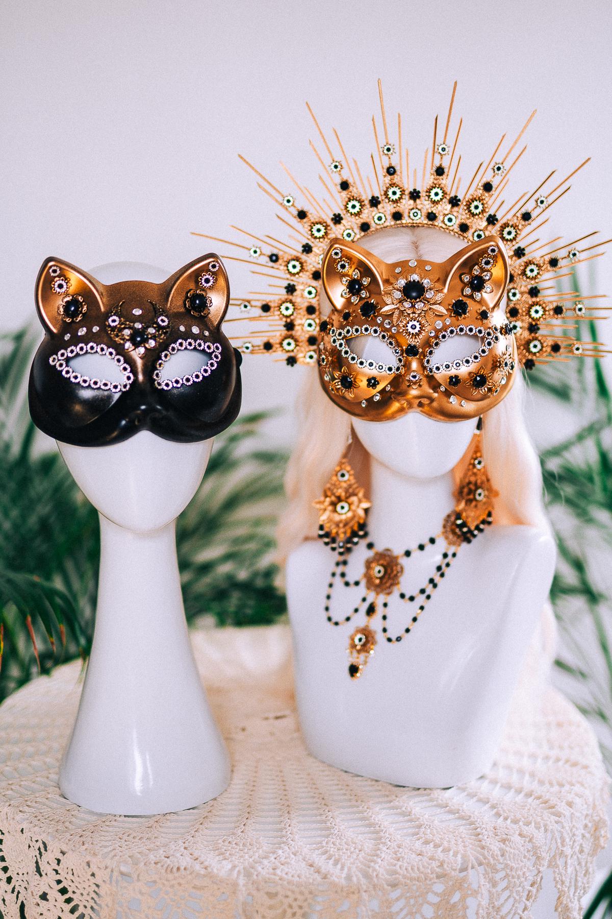 Feline Empress Masquerade Necklace