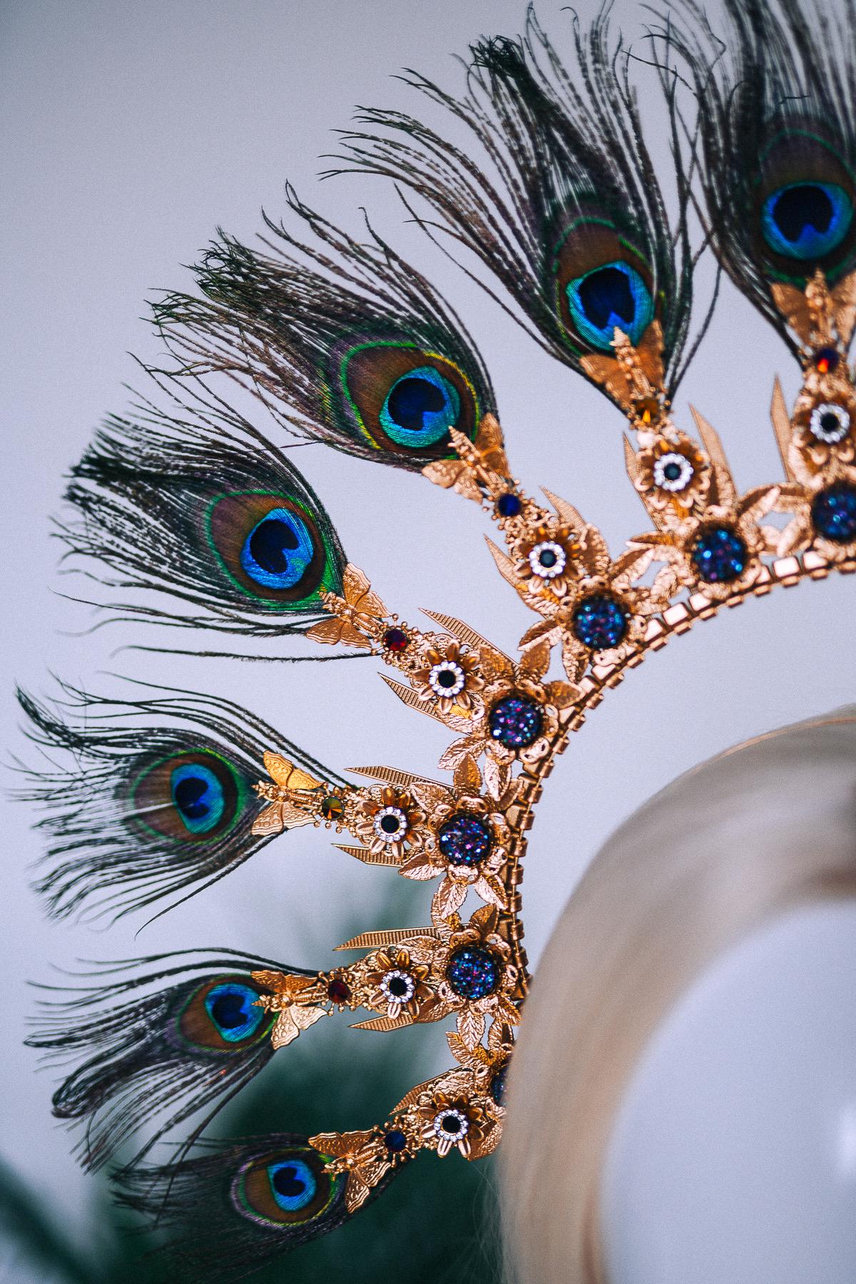 Peacock Masquerade Mask For Women