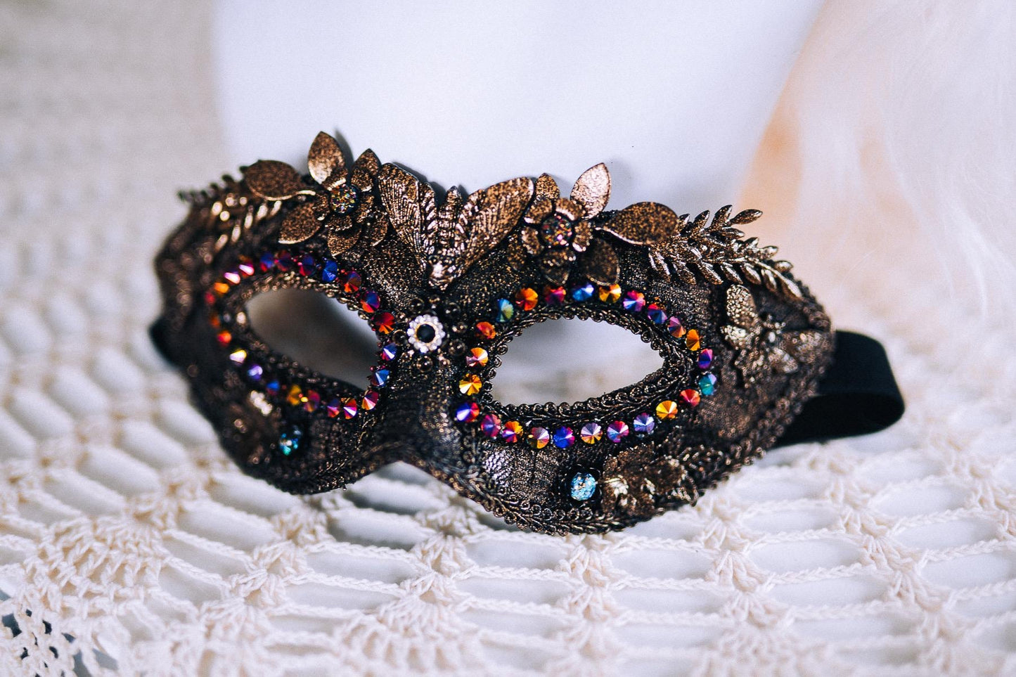 Peacock Masquerade Mask For Women