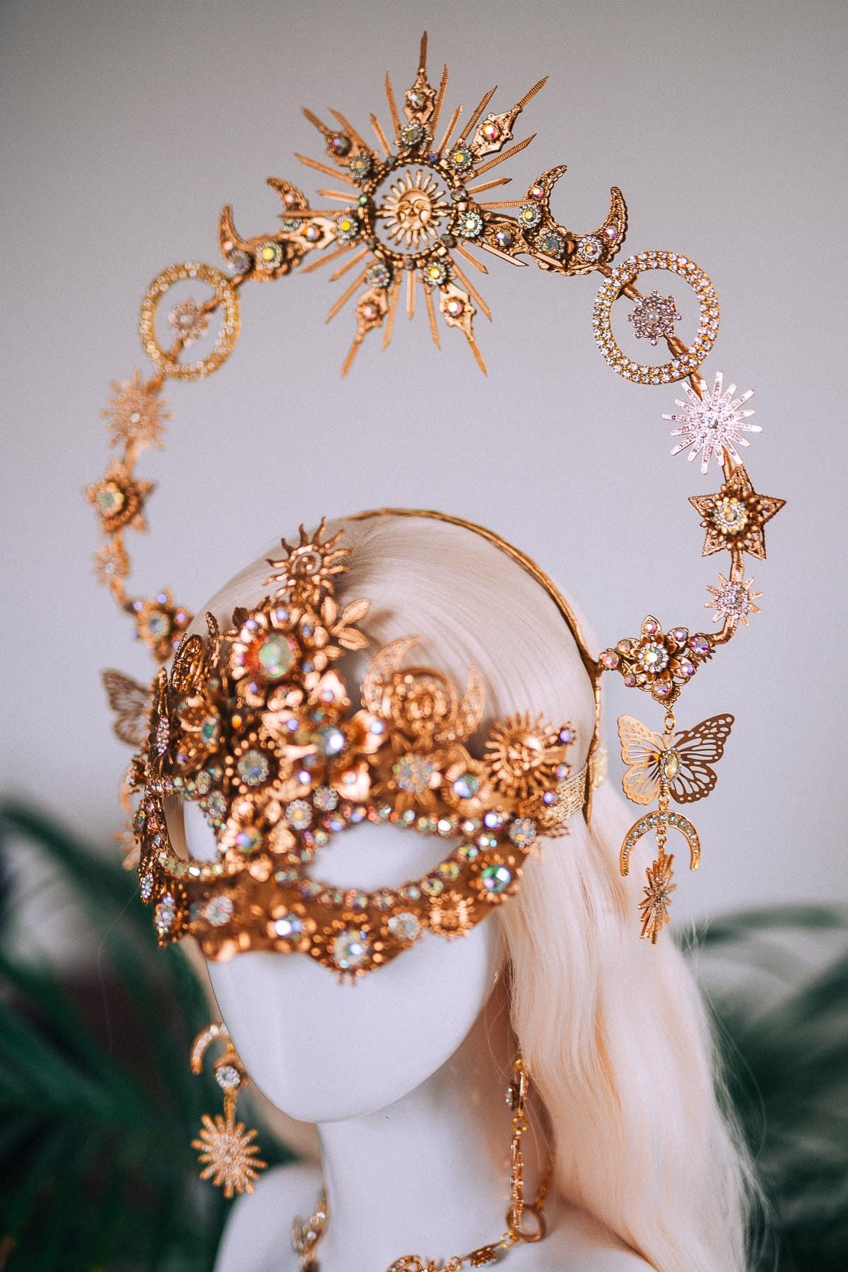 Lunar King Masquerade Mask For Men