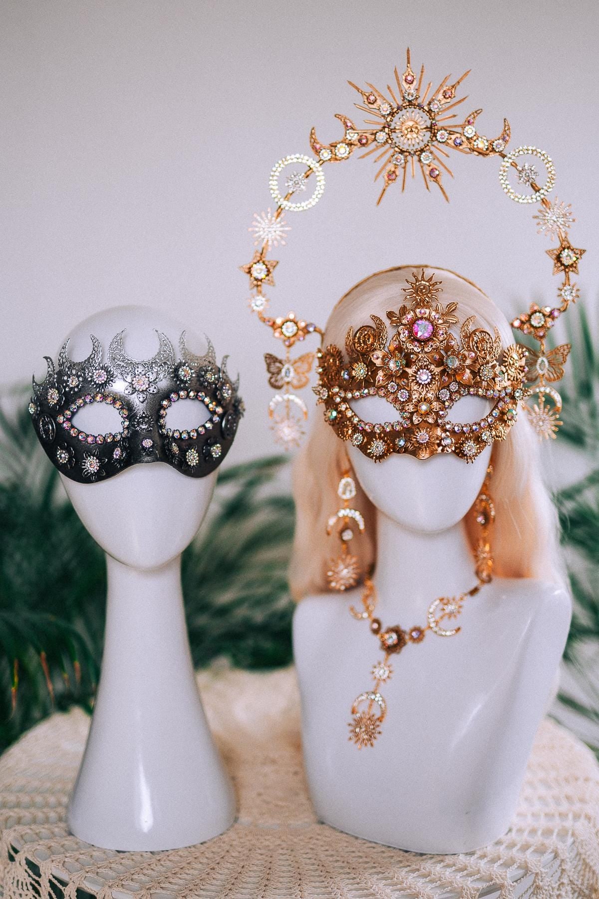 Solar Queen Masquerade Mask For Women