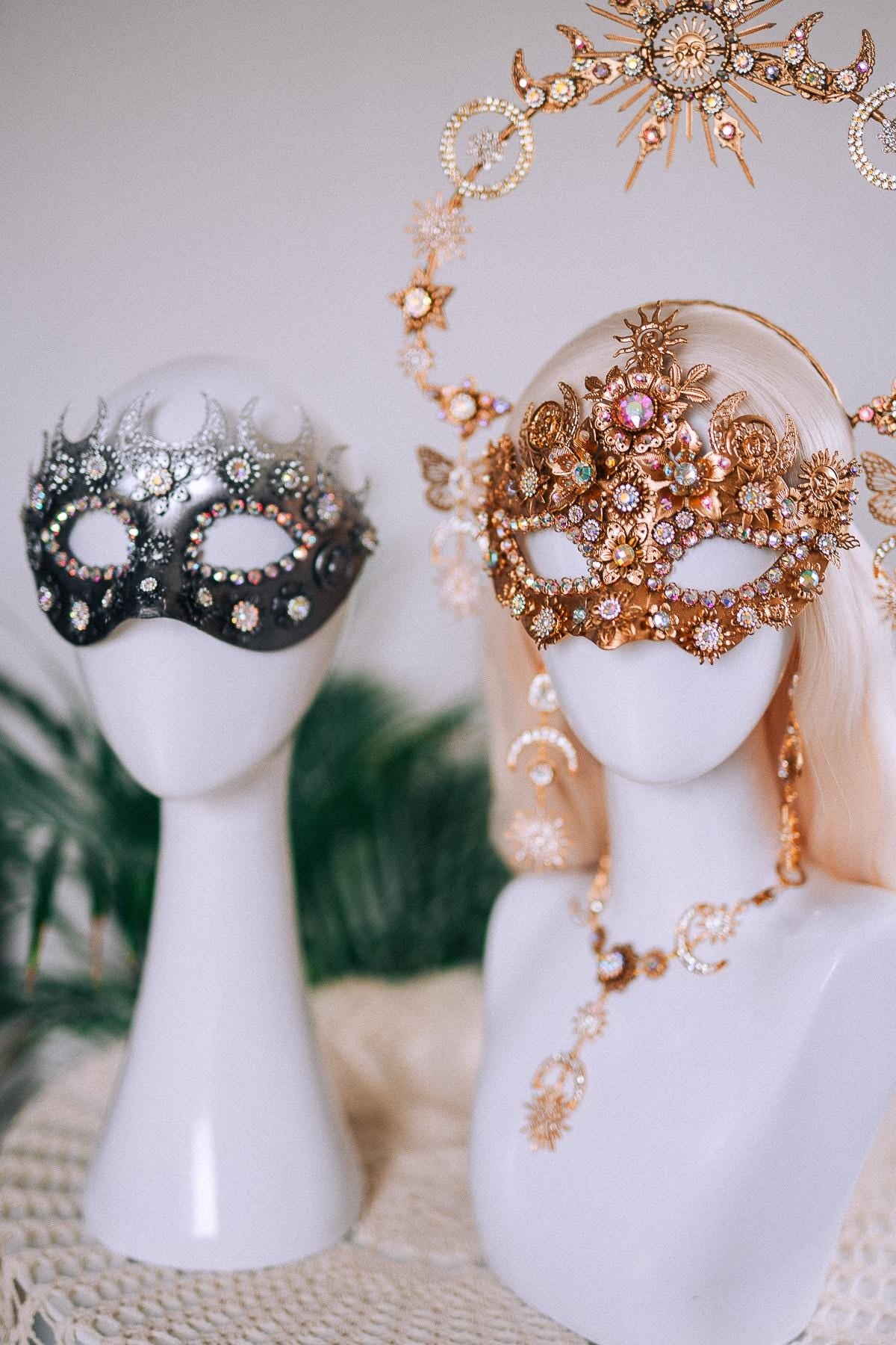 Lunar King Masquerade Mask For Men