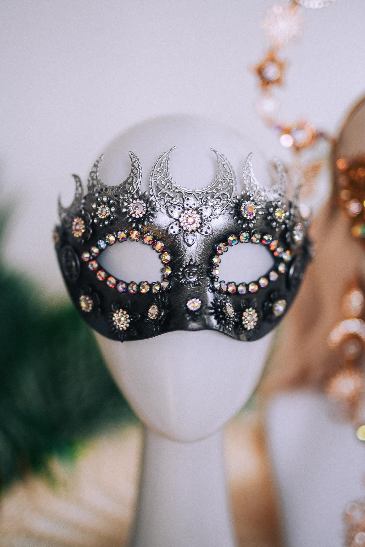 Lunar King Masquerade Mask For Men
