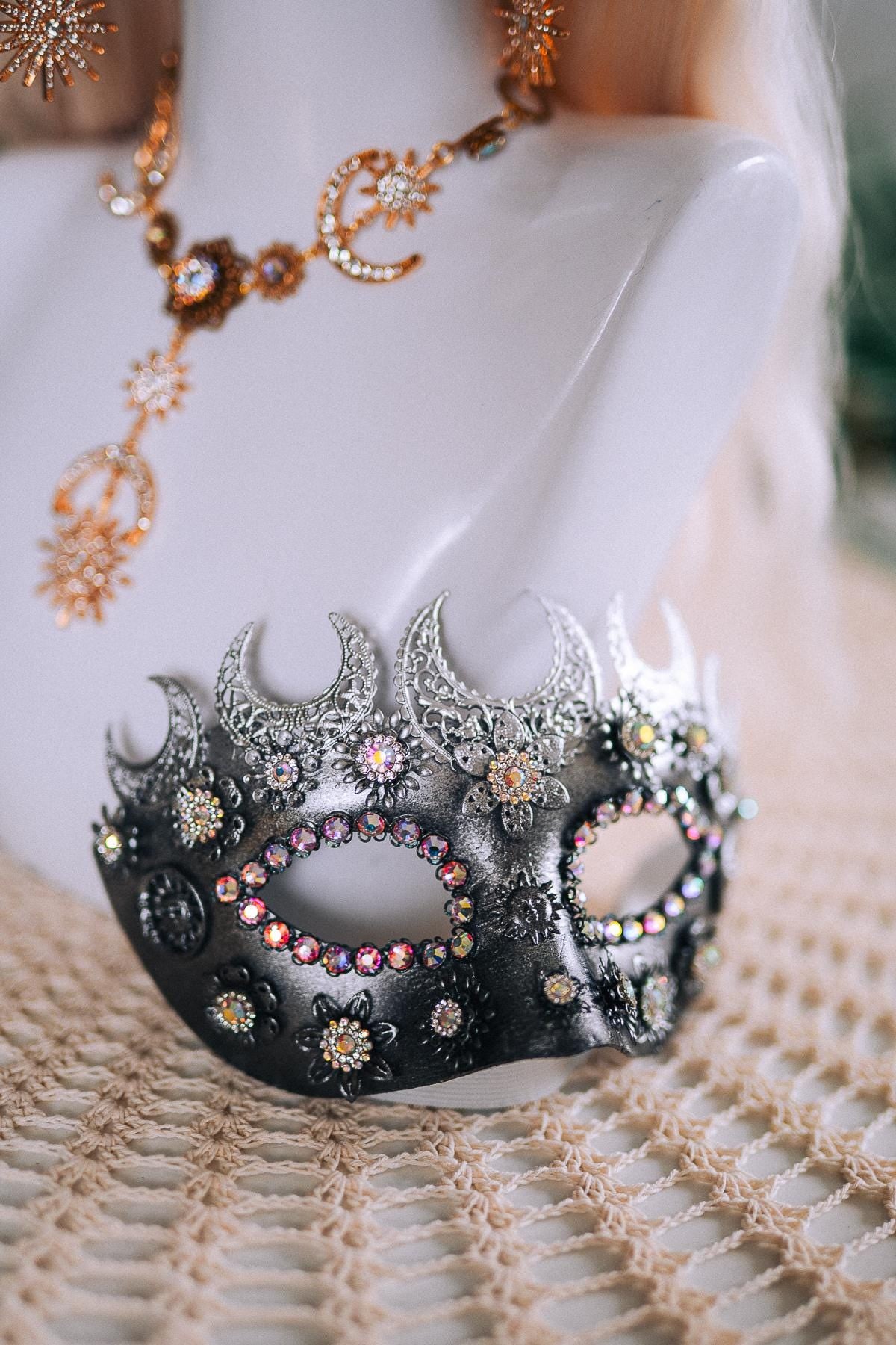 Solar Queen Masquerade Mask For Women