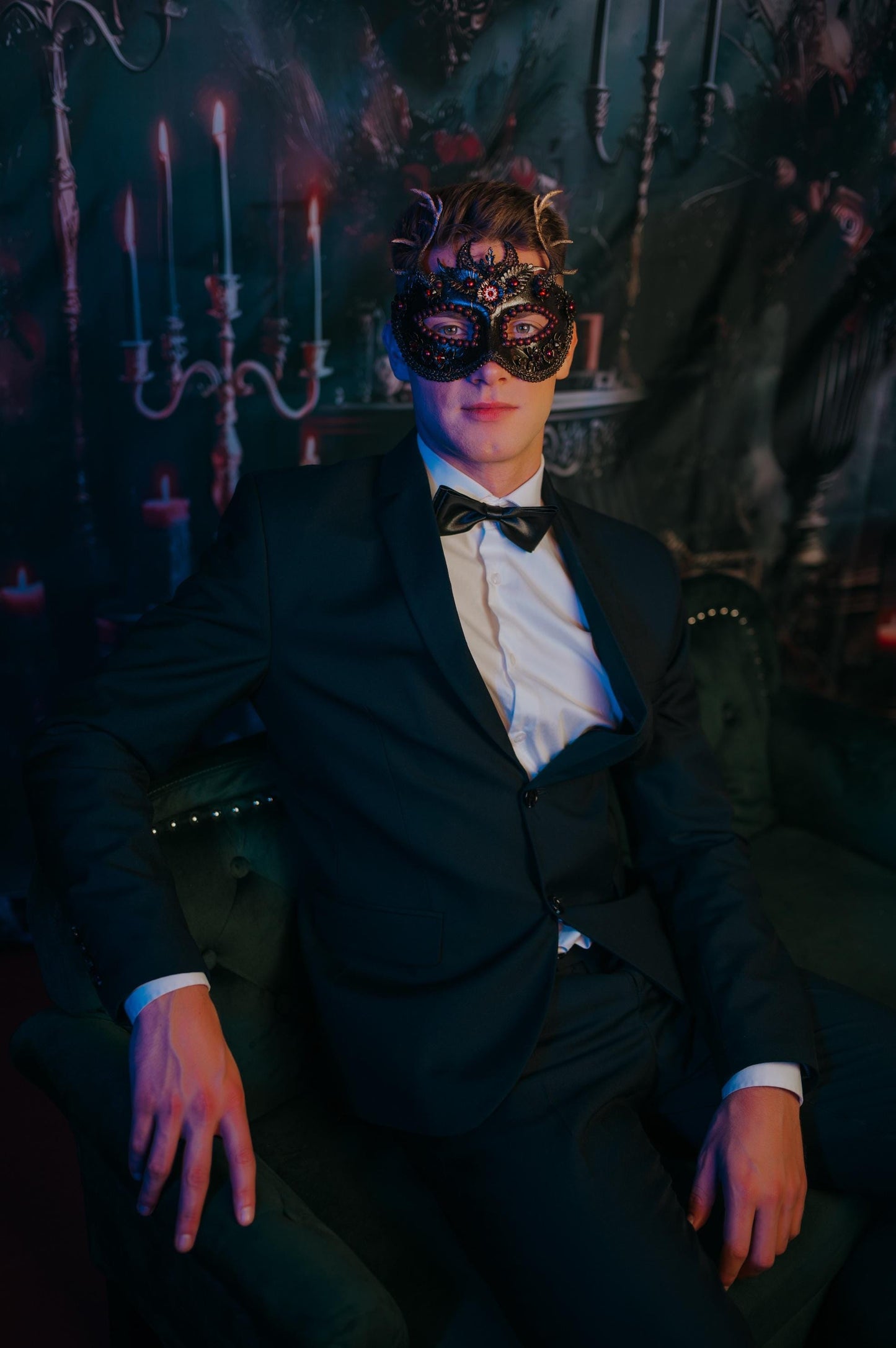 Sacred Deer Masquerade Earrings