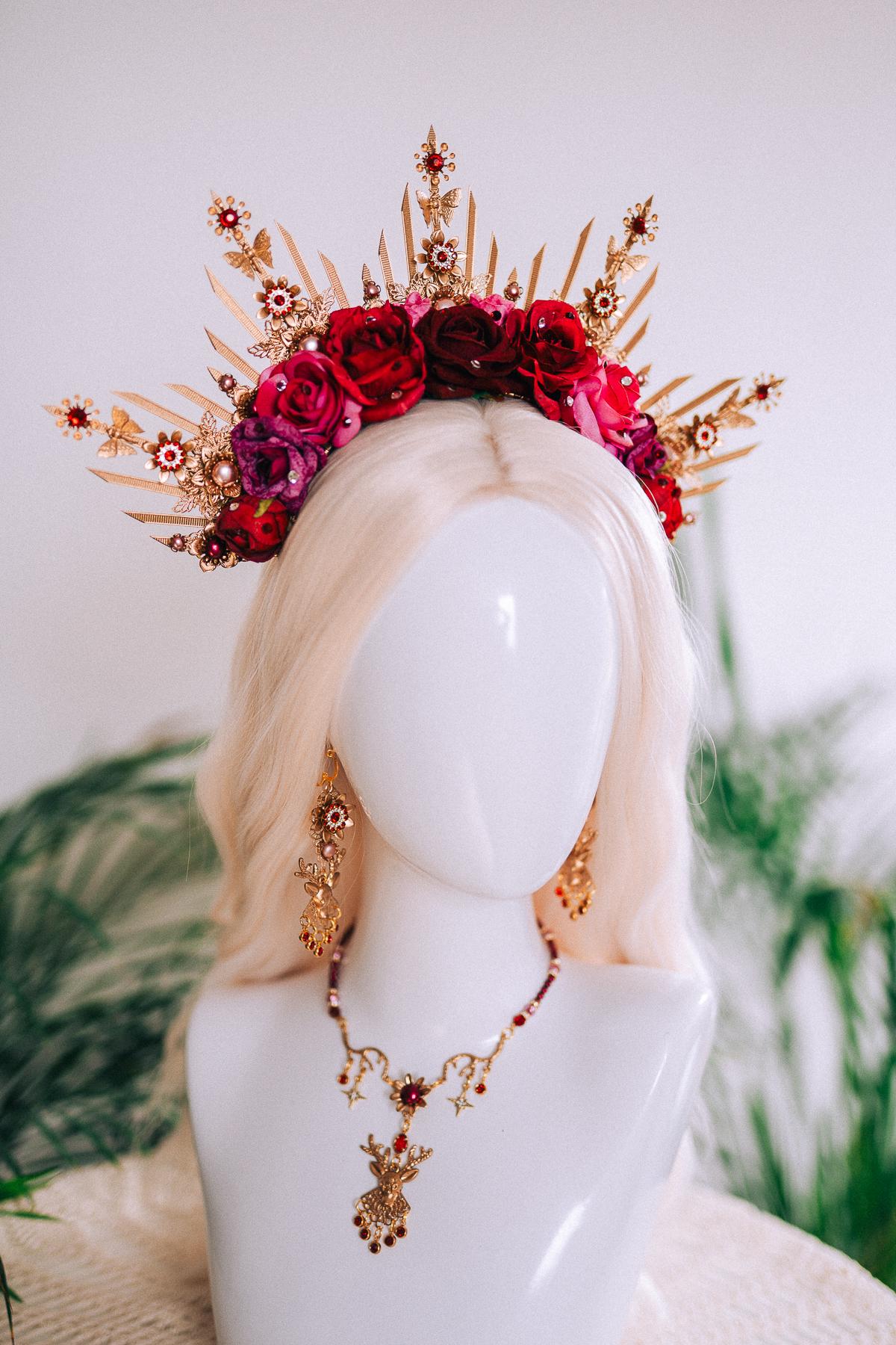 Sacred Deer Masquerade Earrings