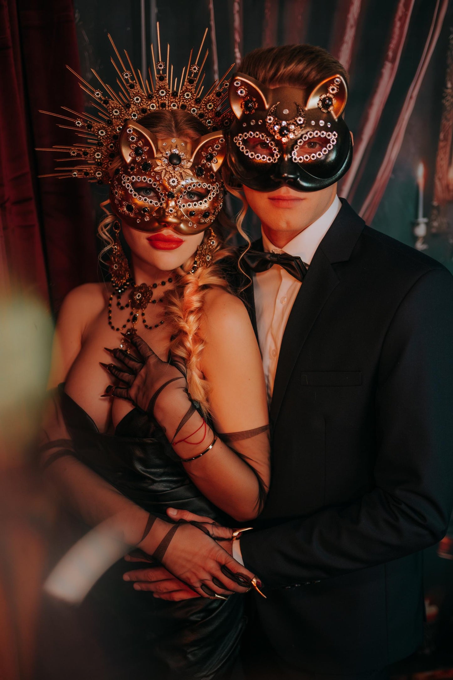 Feline Empress Masquerade Necklace