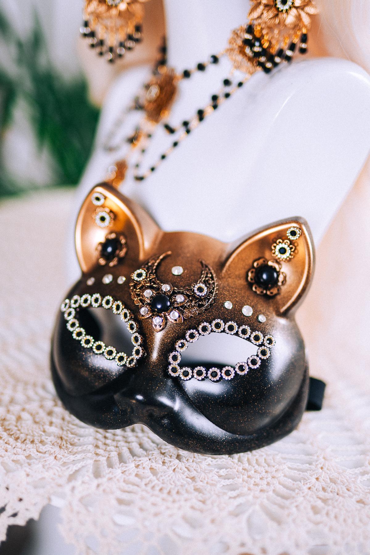 Feline Empress Masquerade Necklace