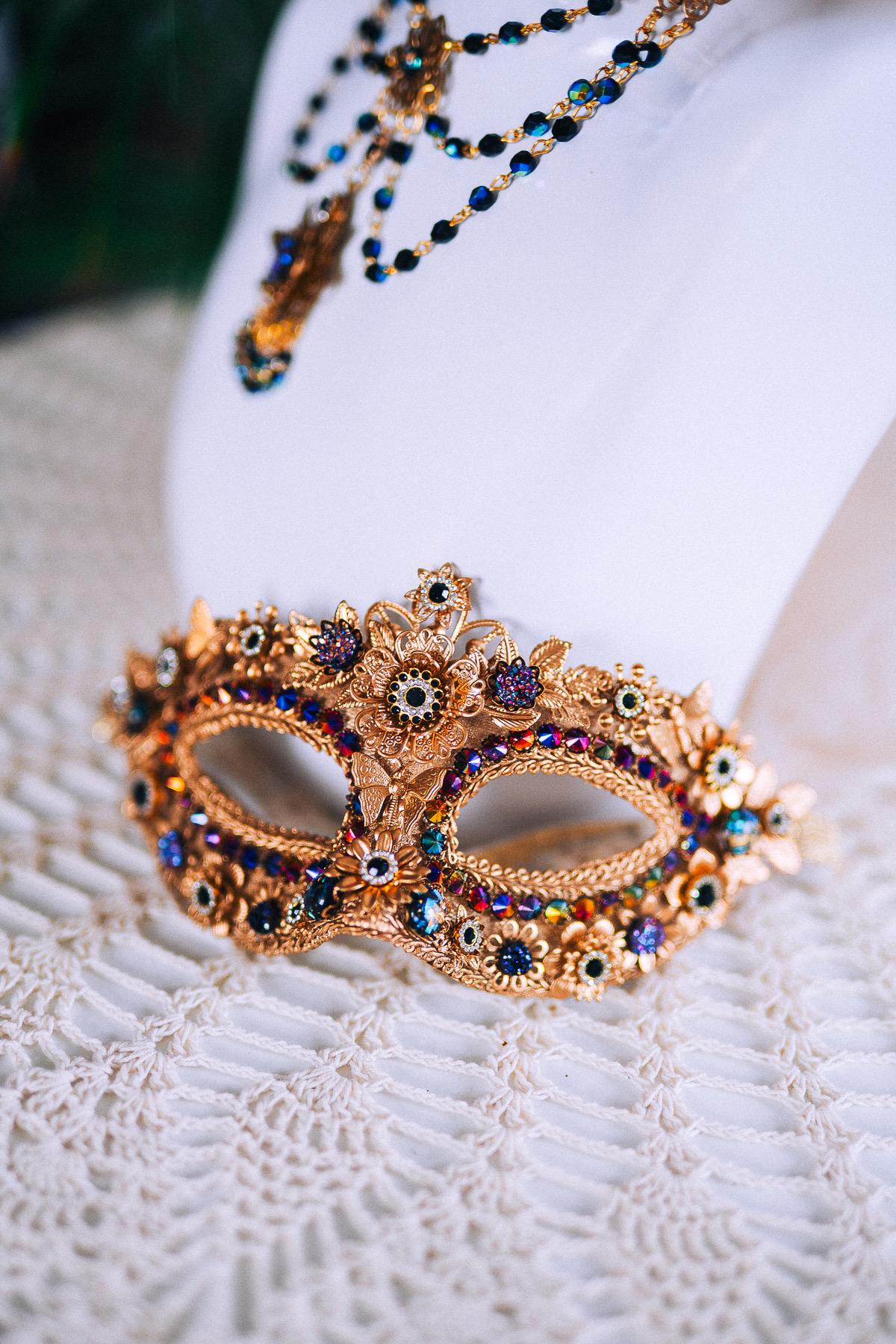 Peacock Feather Halo Crown