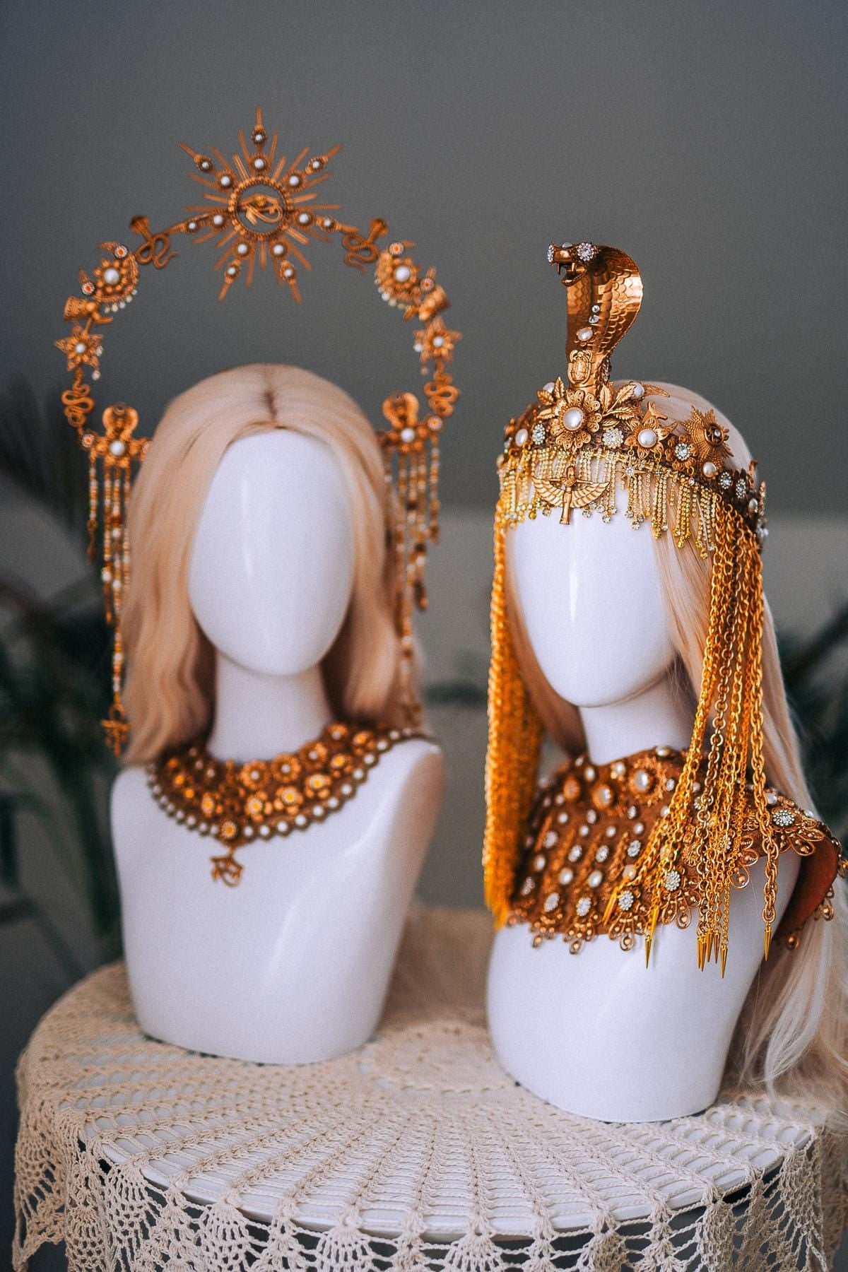 Cleopatra Goddess Necklace Moonchild Inspired