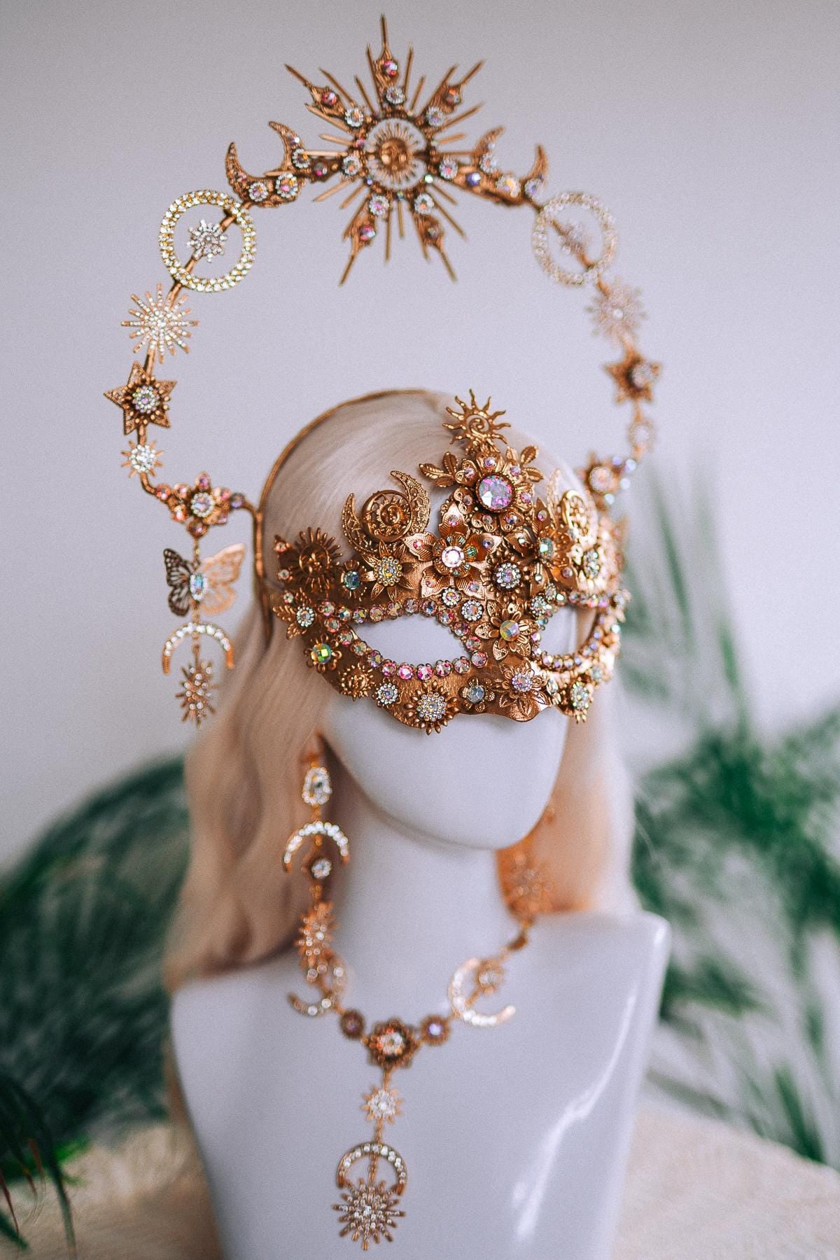 Solar Queen Masquerade Mask For Women