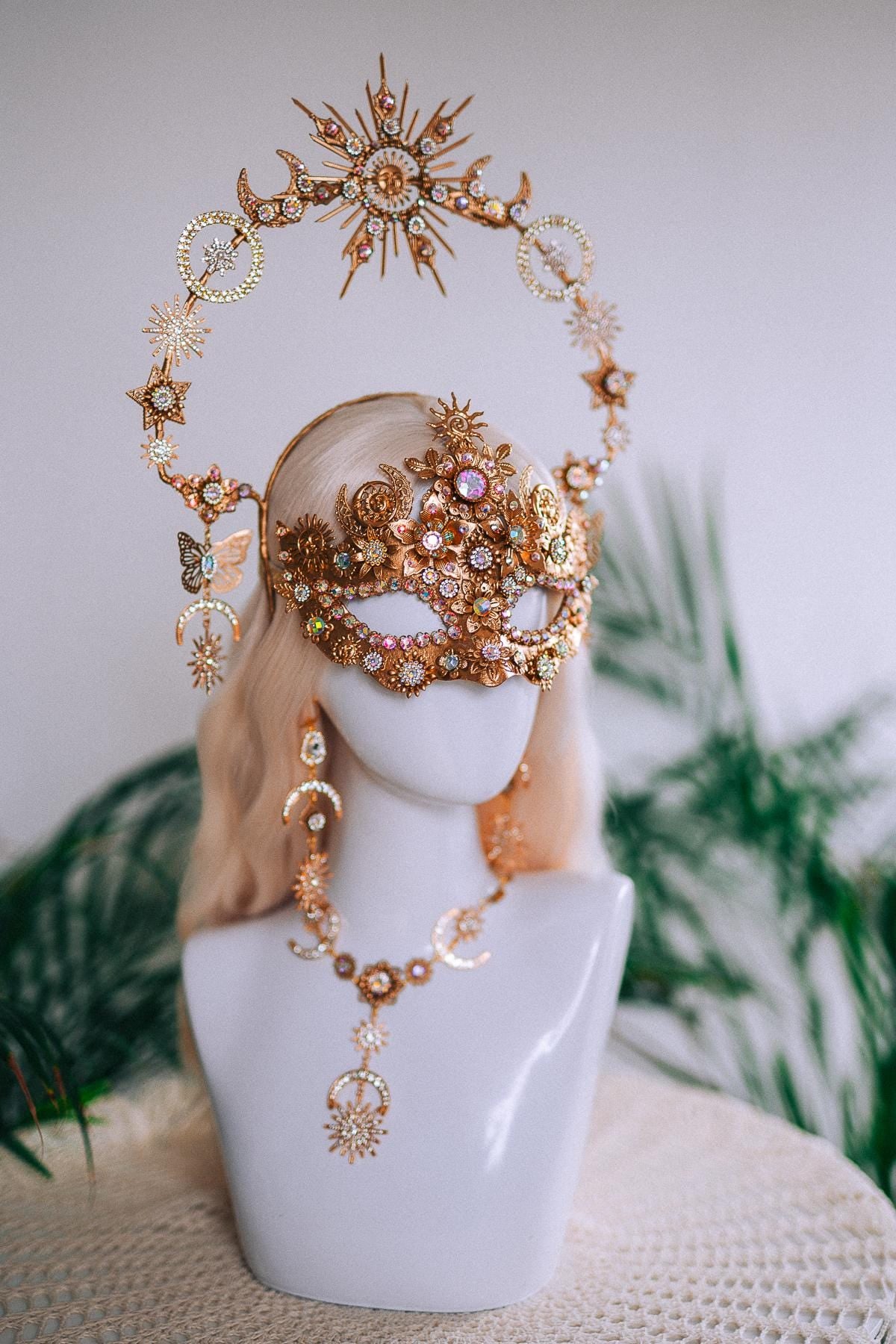 Lunar King Masquerade Mask For Men