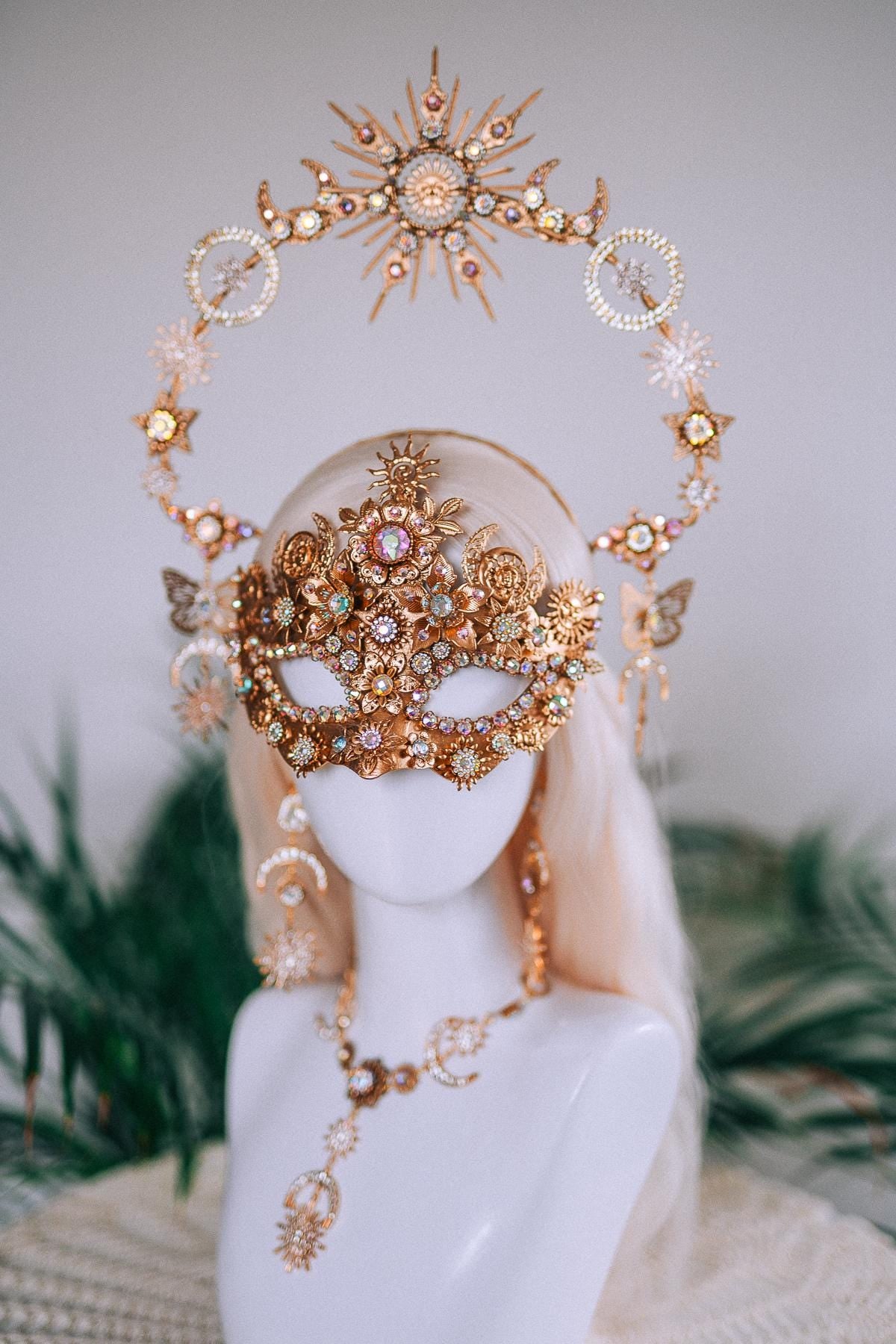 Lunar King Masquerade Mask For Men