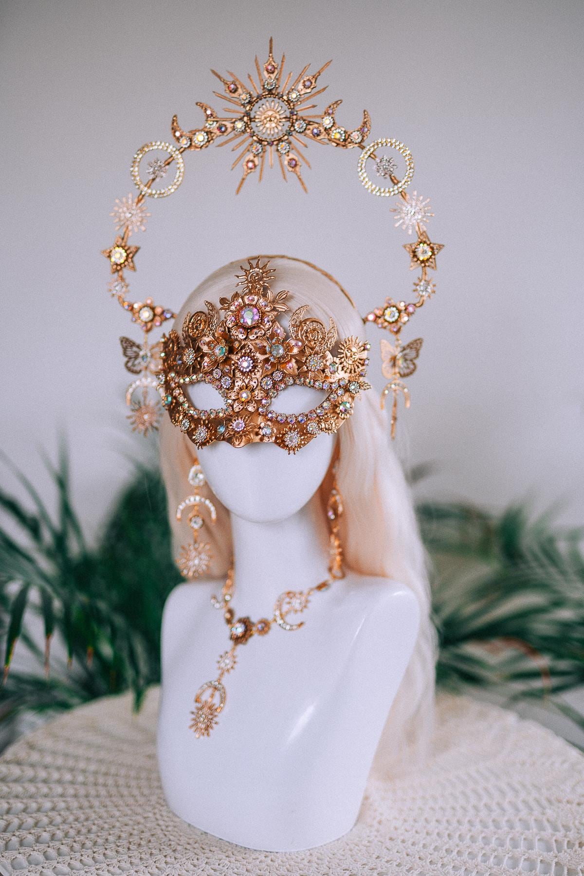 Solar Queen Masquerade Mask For Women