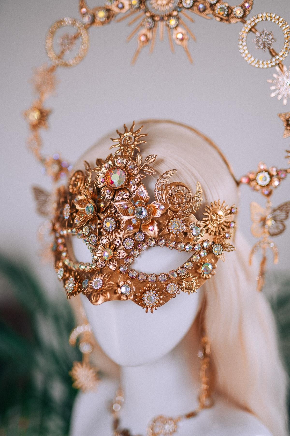 Solar Queen Masquerade Mask For Women
