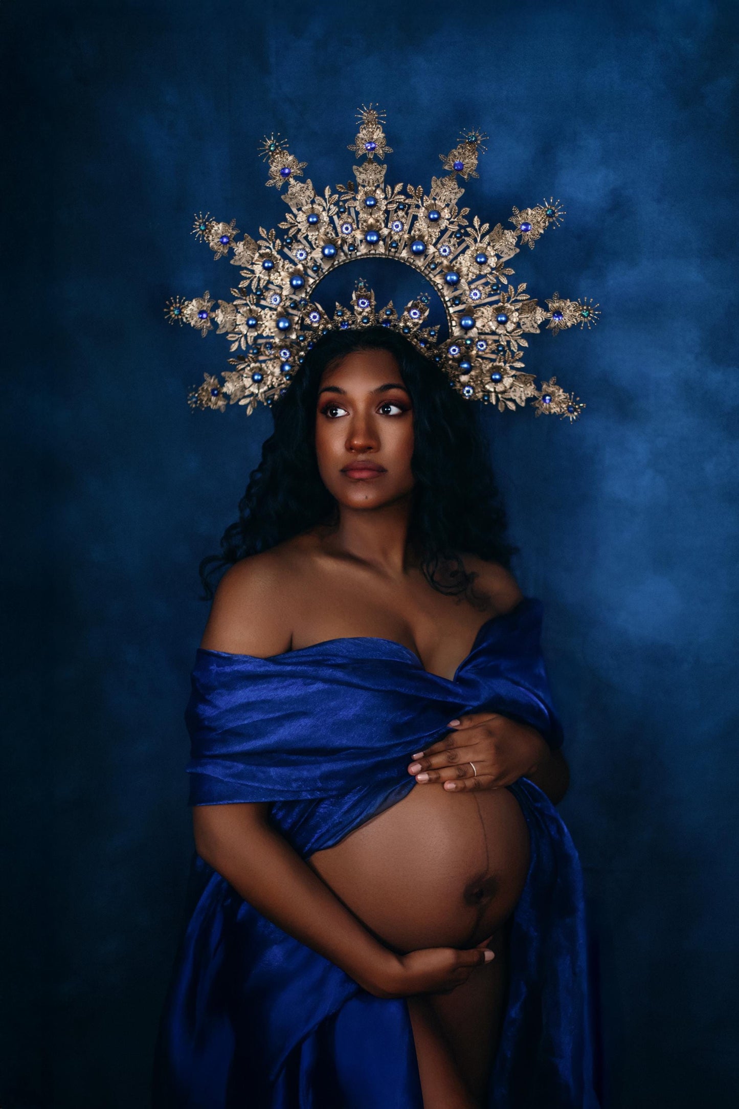 Azure Star Mother Halo Crown