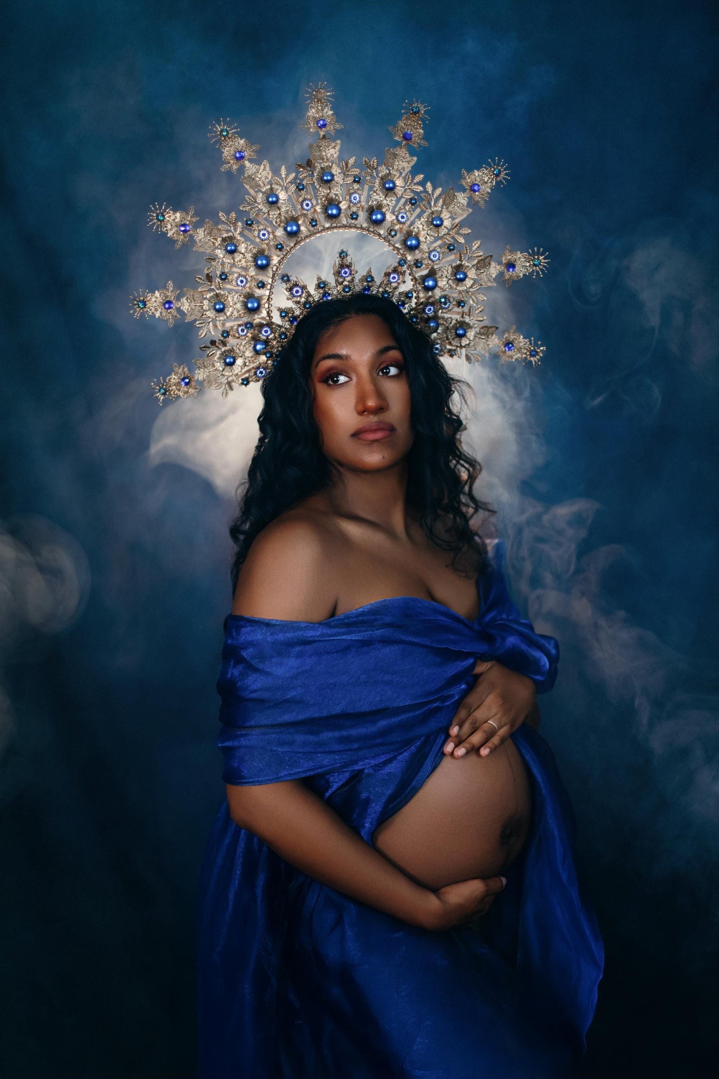 Azure Star Mother Halo Crown