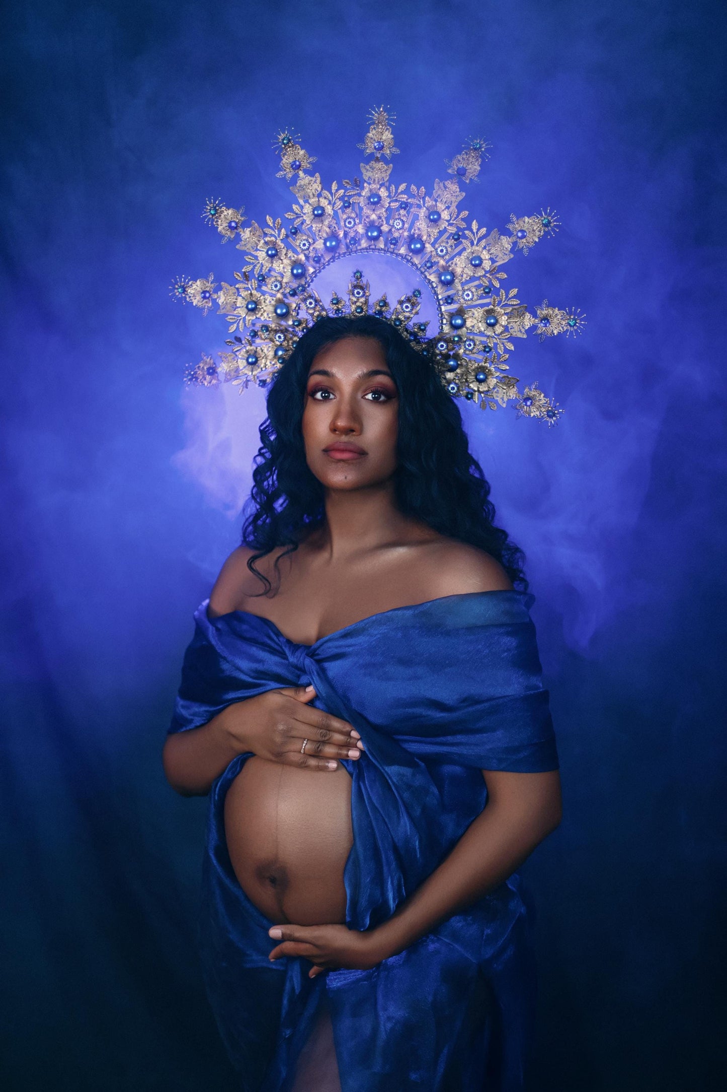Azure Star Mother Halo Crown