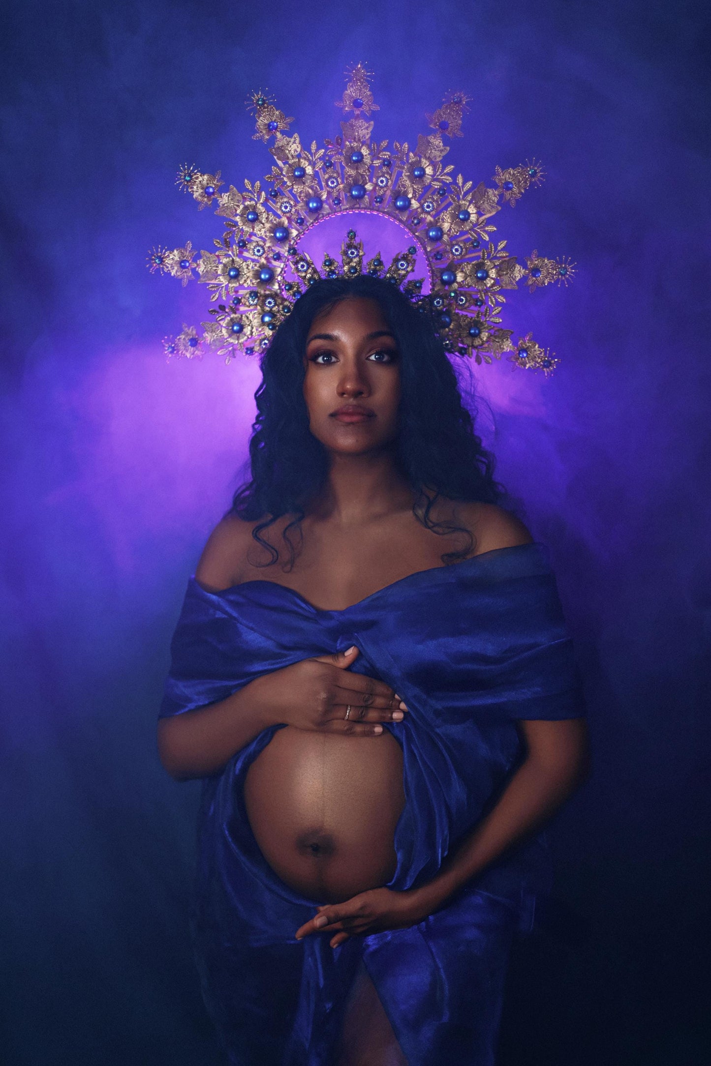 Azure Star Mother Halo Crown