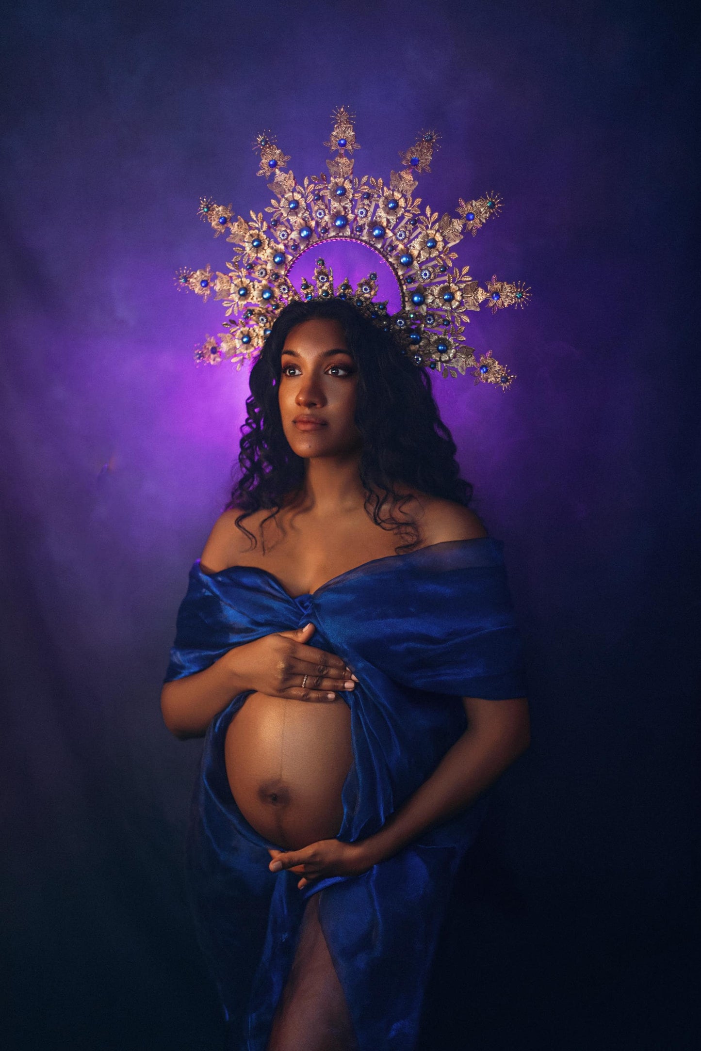 Azure Star Mother Halo Crown