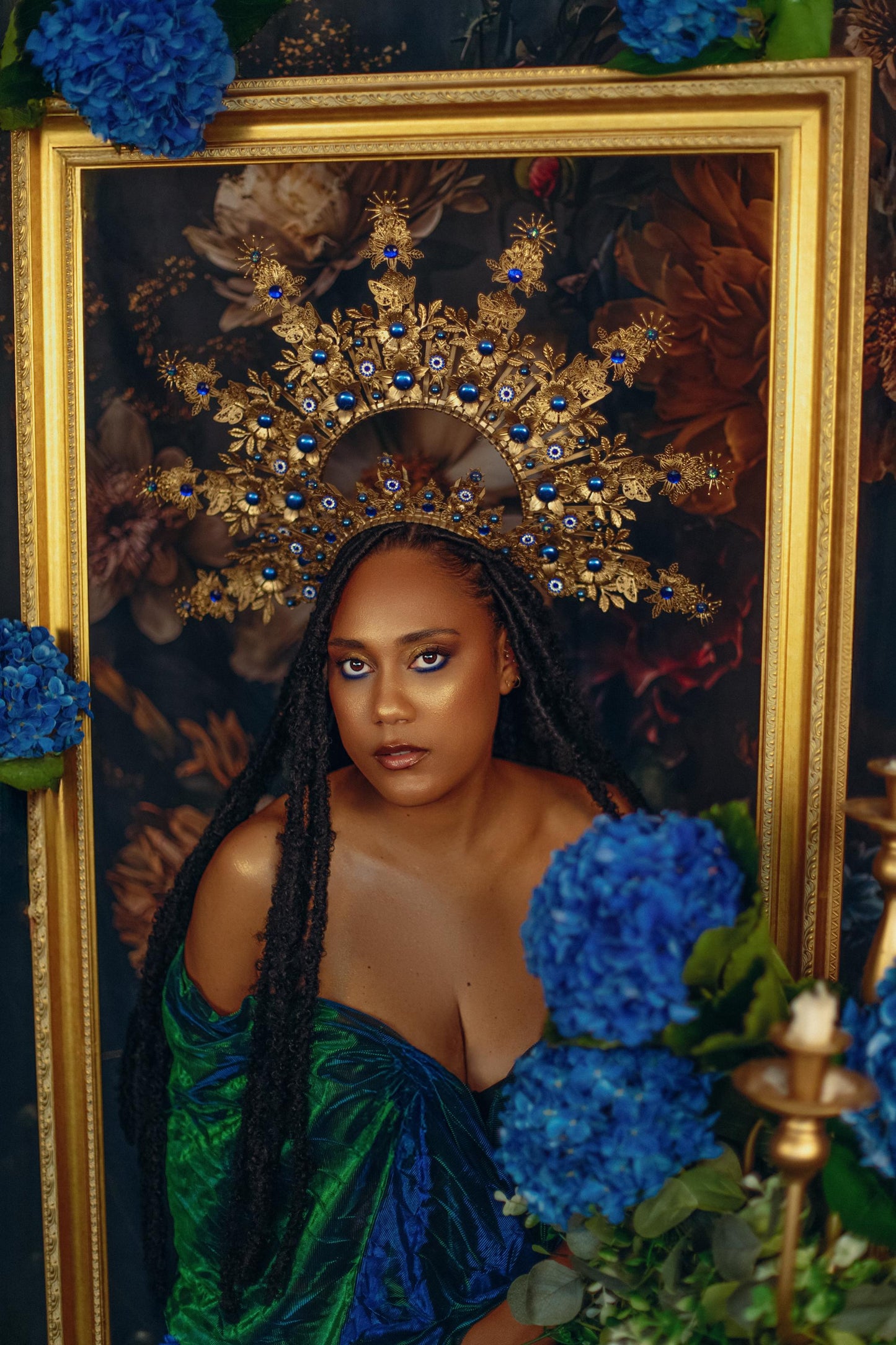 Azure Star Mother Halo Crown