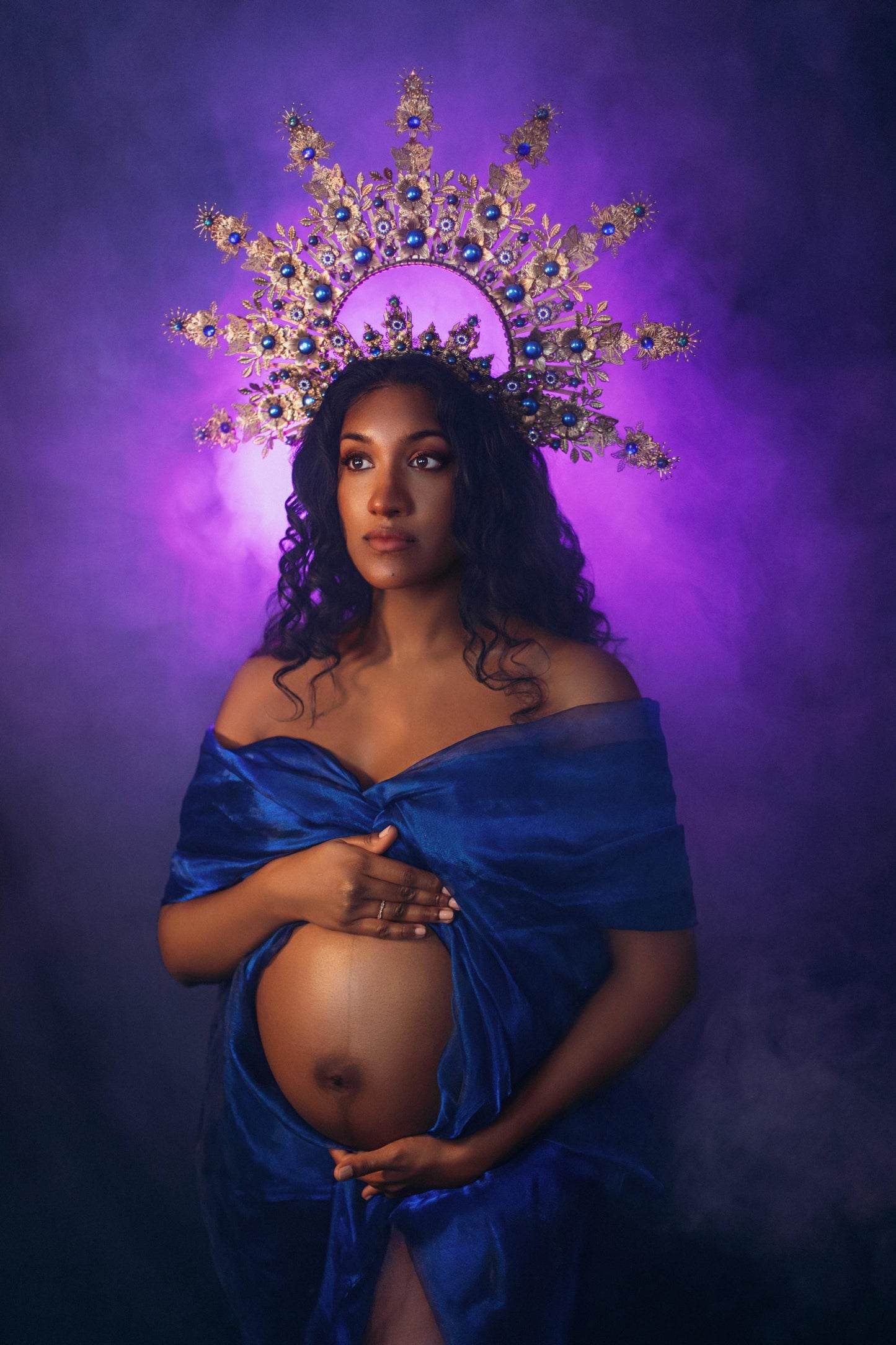 Azure Star Mother Halo Crown