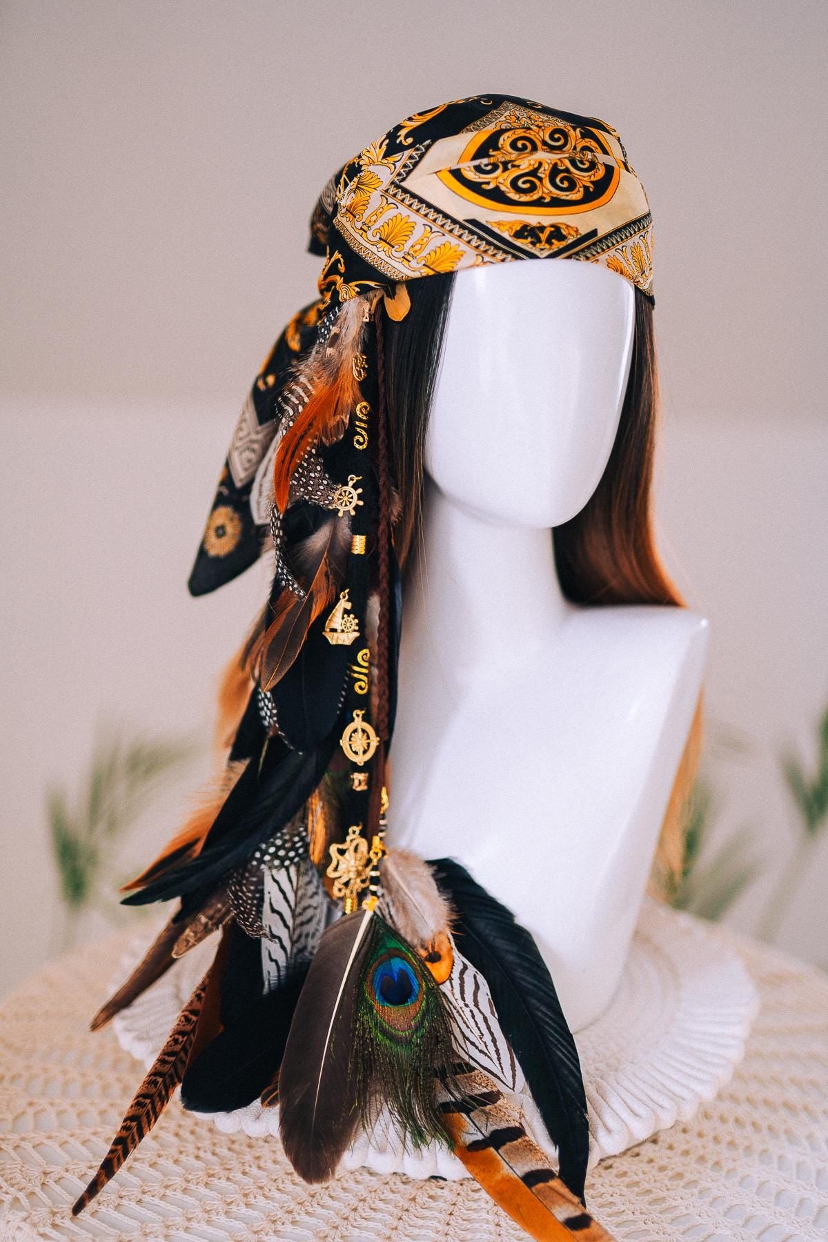 Pirate Gothic Belt Skull Costume Accessory