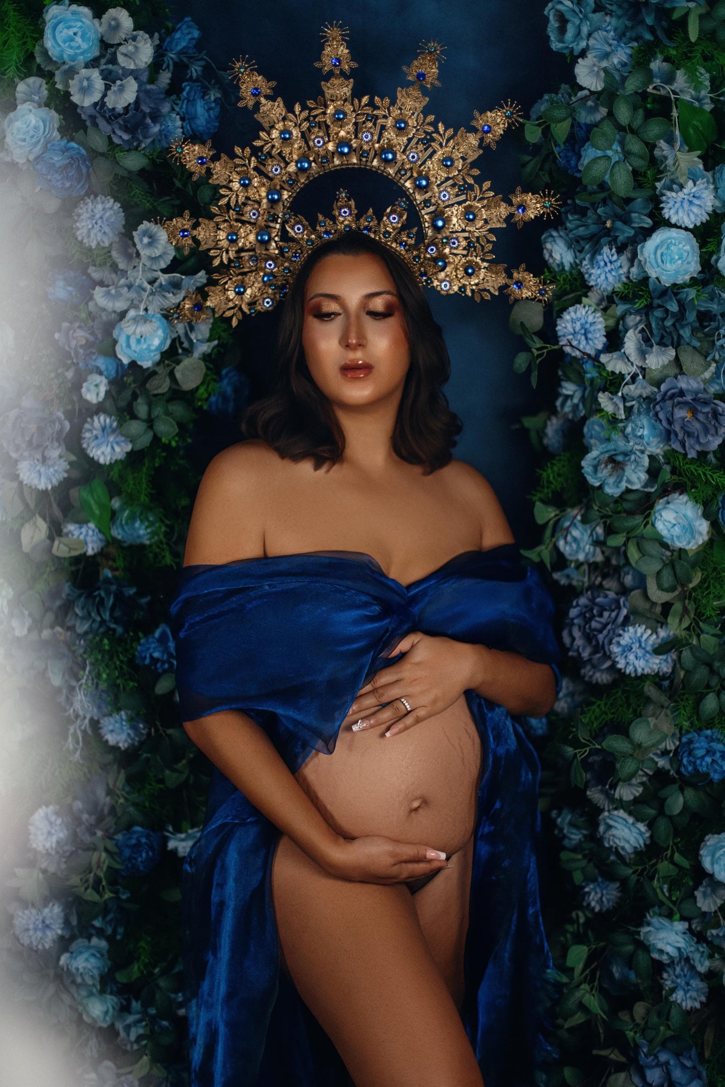 Azure Star Mother Halo Crown