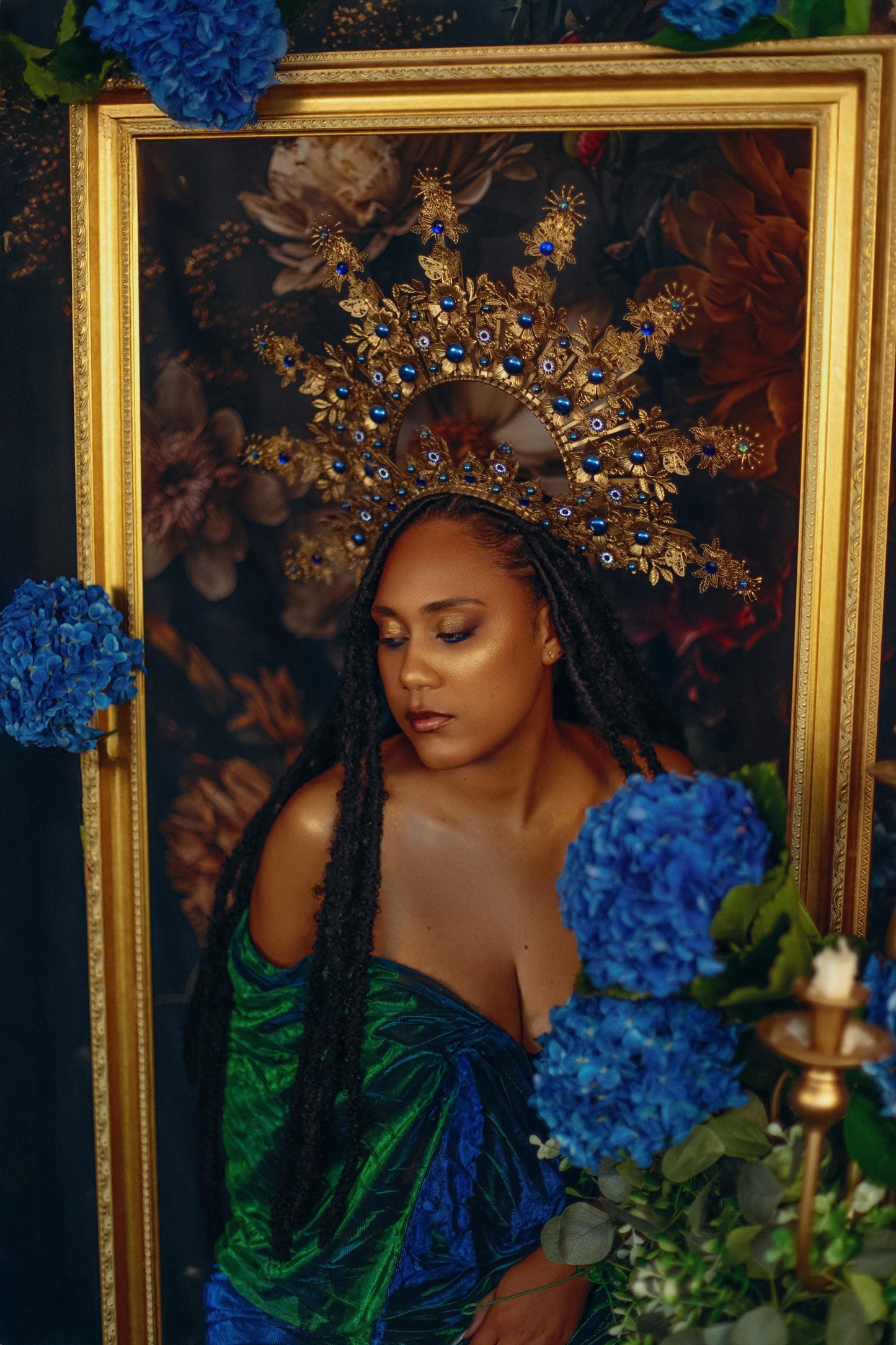 Azure Star Mother Halo Crown