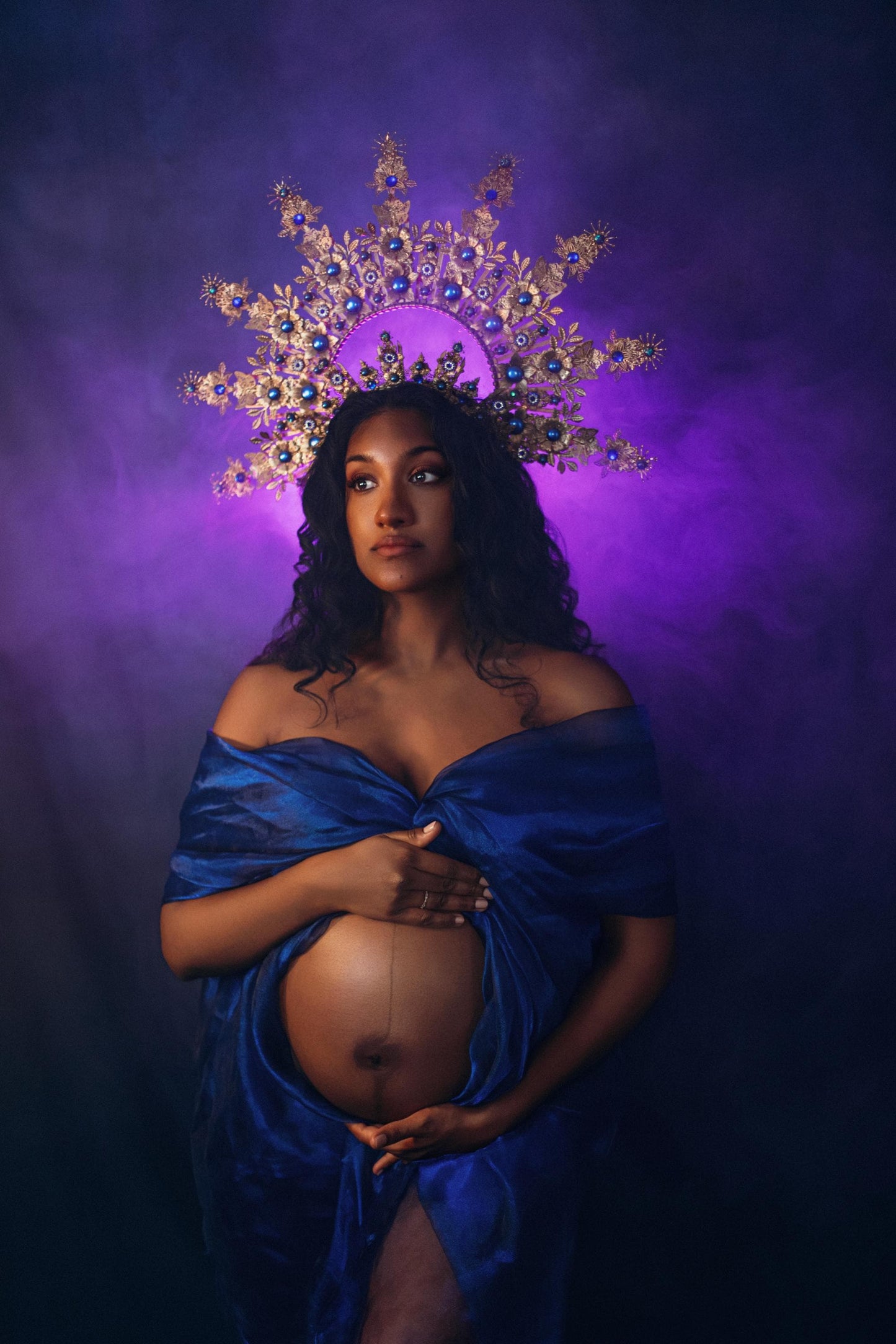 Azure Star Mother Halo Crown
