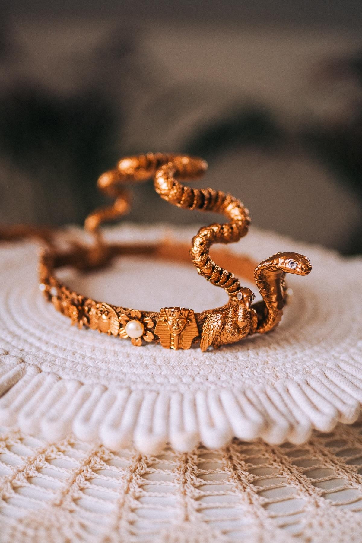 Cleopatra Solar Goddess Belt Gold Egyptian Jewelry