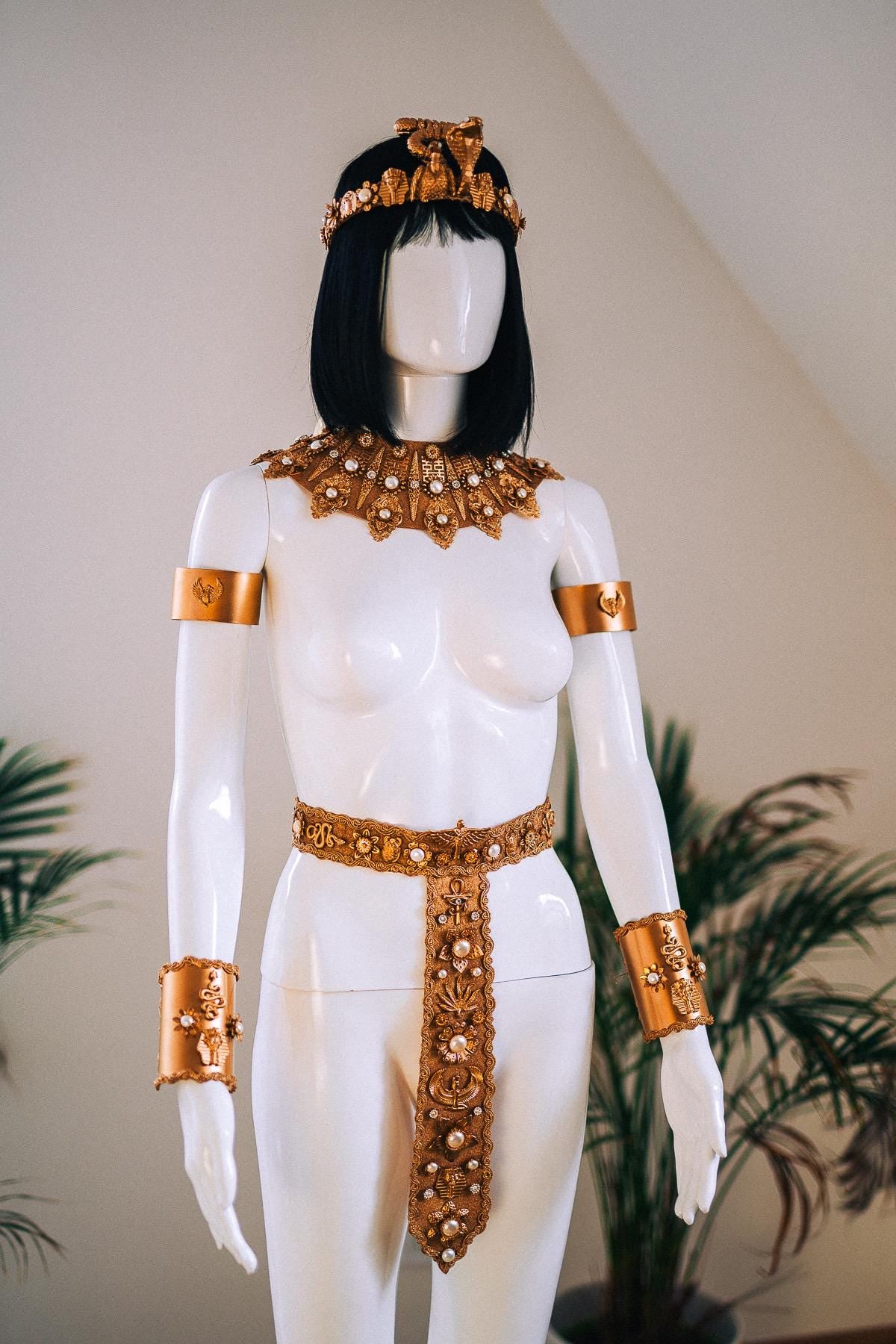 Cleopatra Solar Goddess Belt Gold Egyptian Jewelry