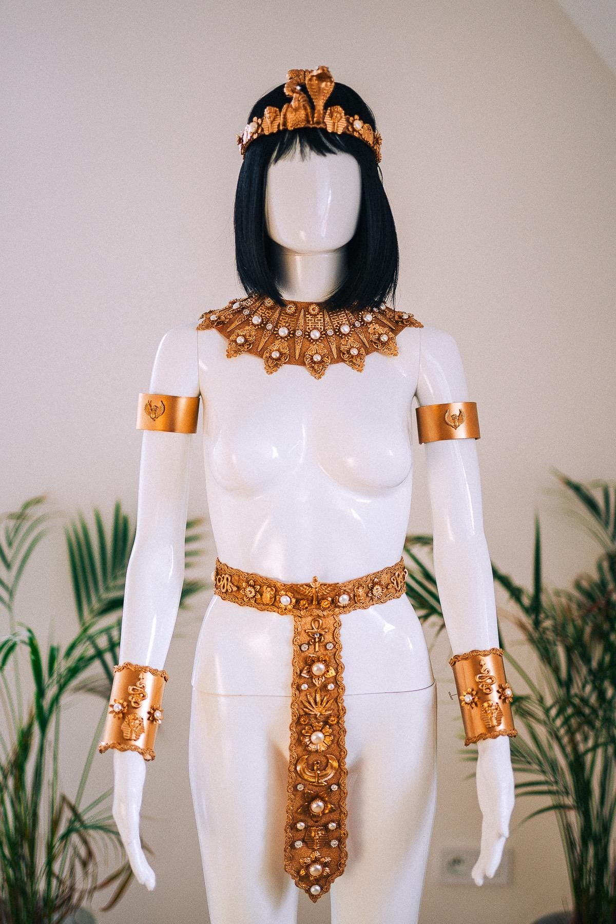 Cleopatra Solar Goddess Belt Gold Egyptian Jewelry