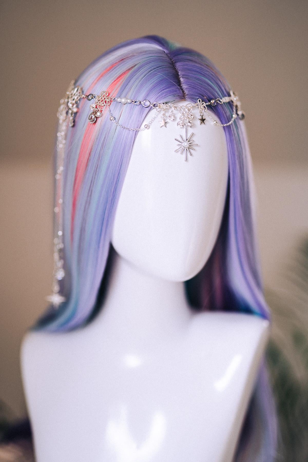 Celestial Star Butterfly Hair Chain Headpiece