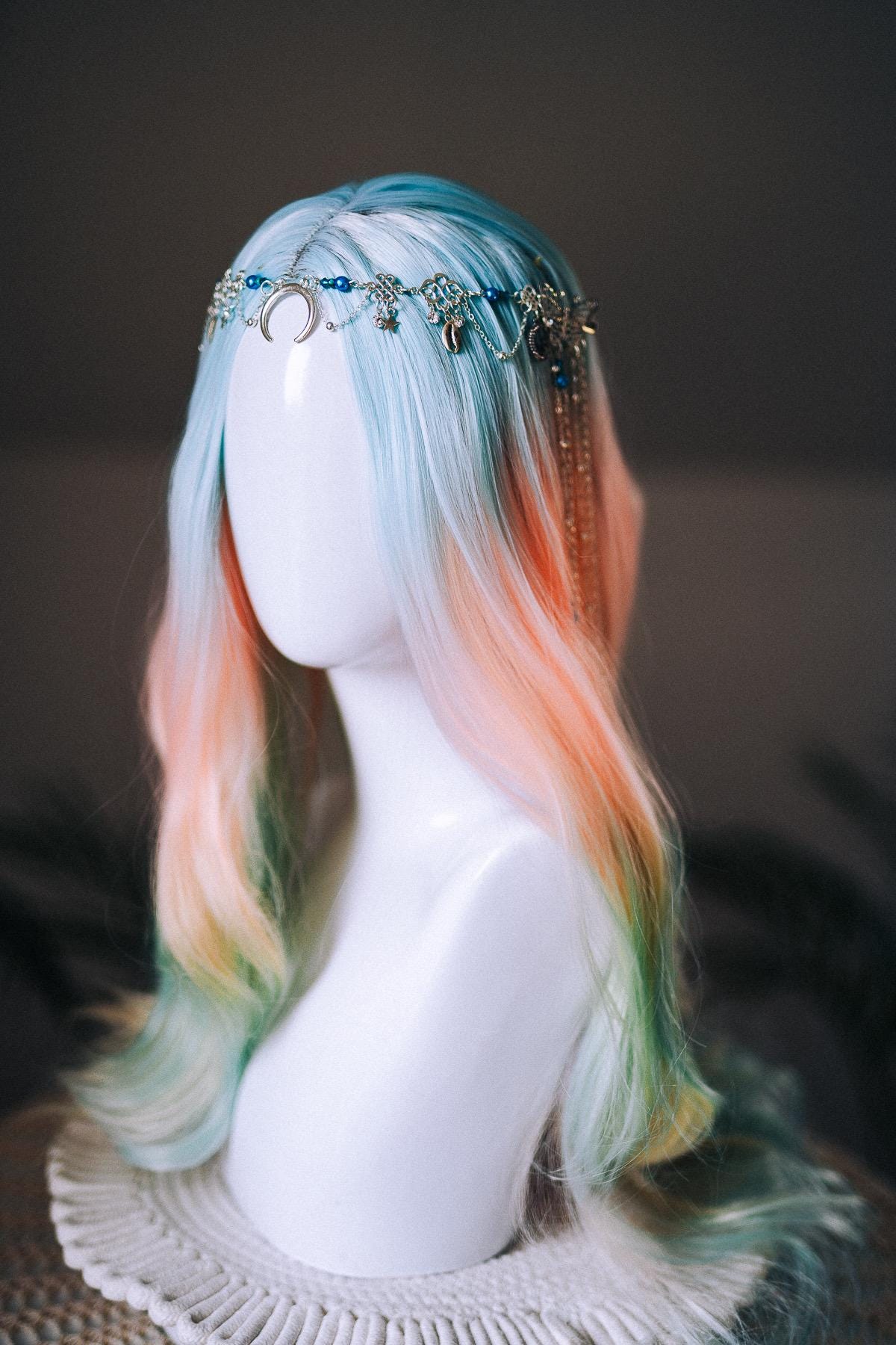 Moon Goddess Butterfly Hair Chain Headpiece