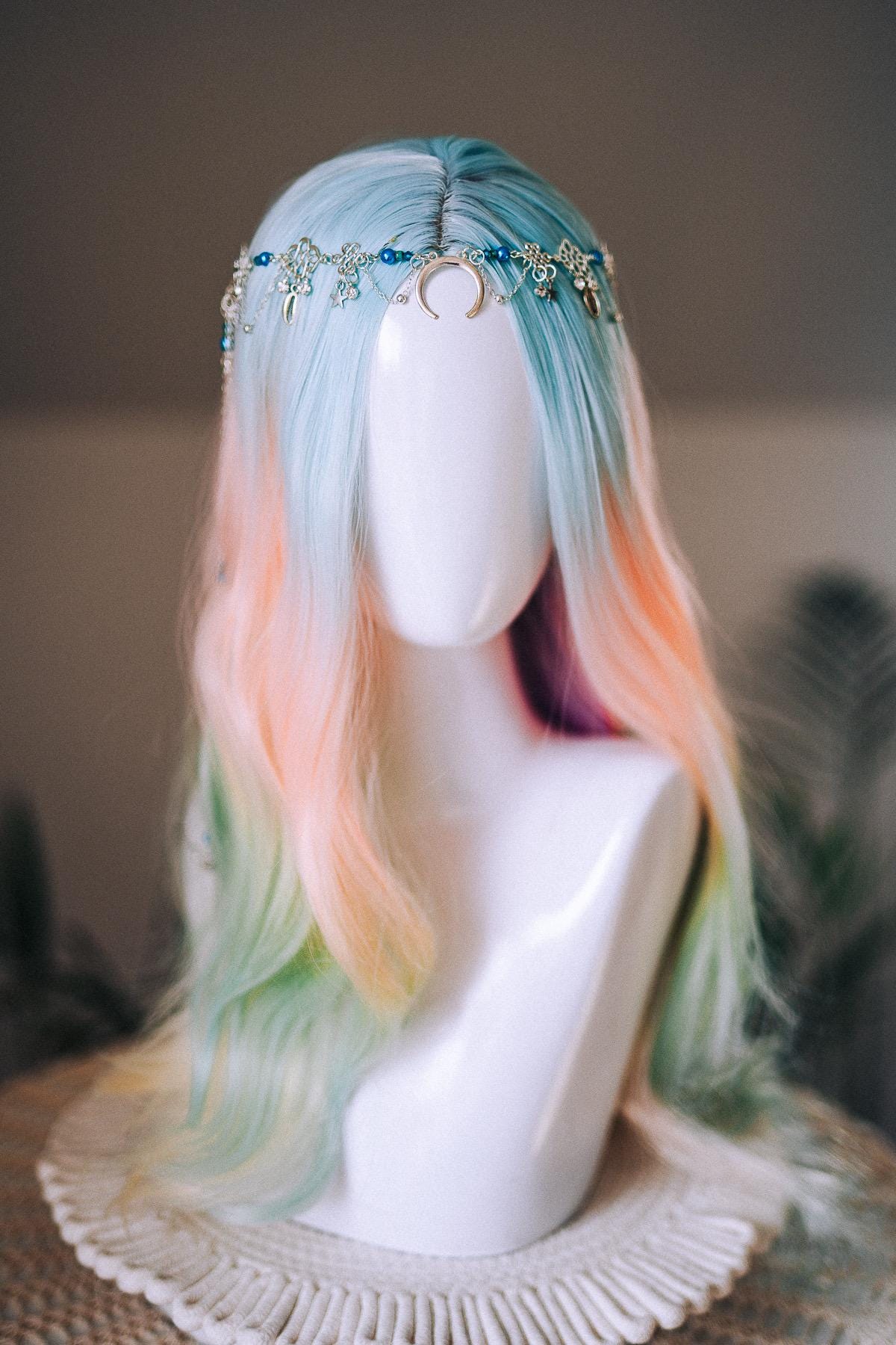 Moon Goddess Butterfly Hair Chain Headpiece
