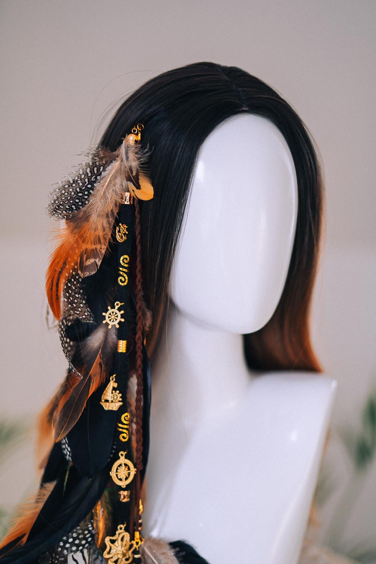 Pirate Gothic Eye Patch Skull Costume Accessory