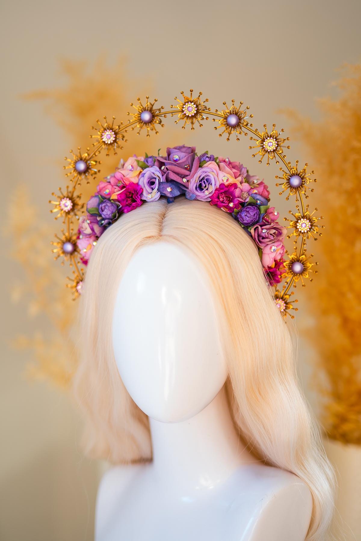 Golden Blossom Empress Earrings