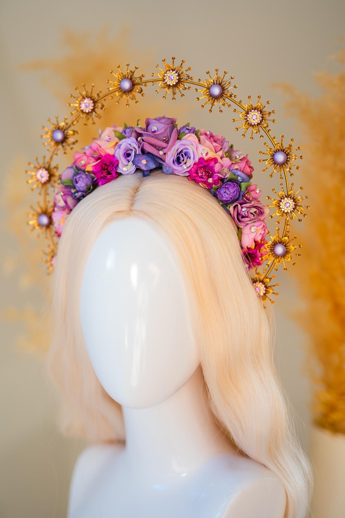 Golden Blossom Empress Earrings