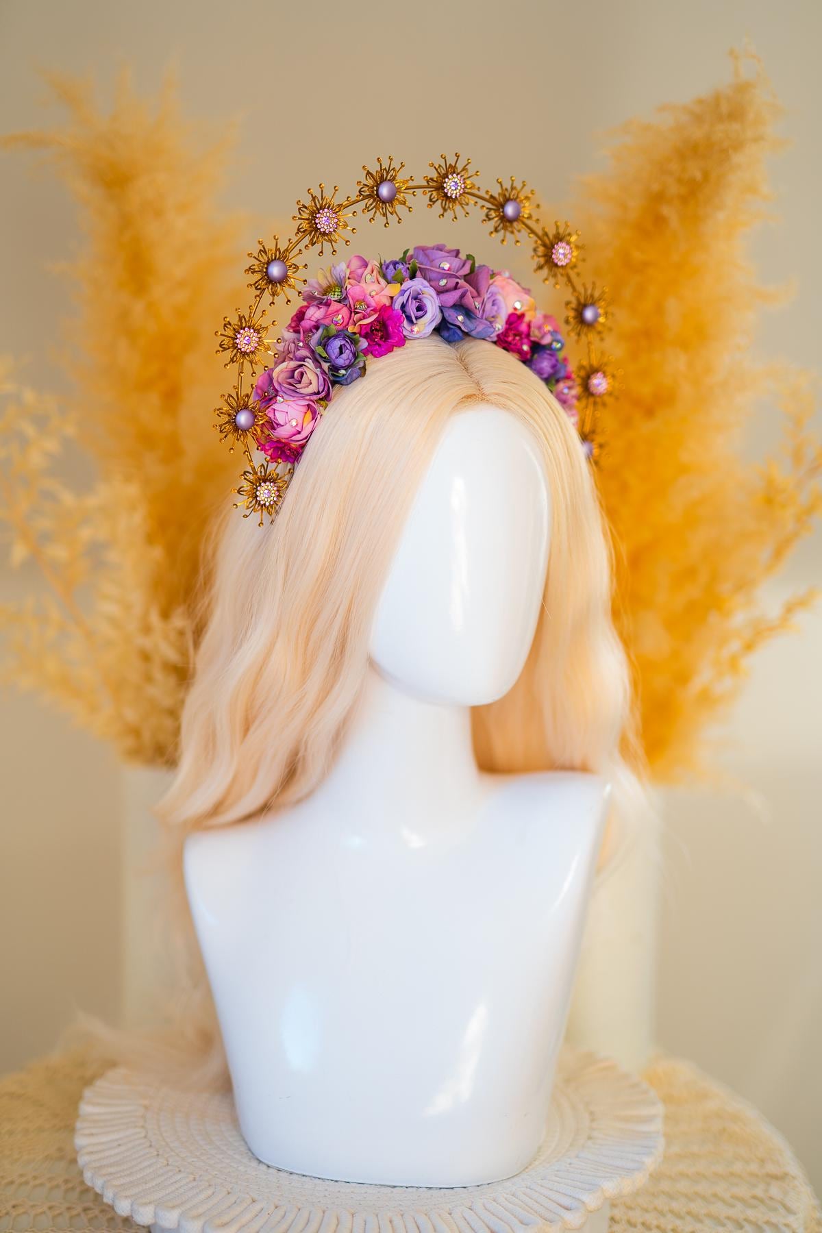 Golden Blossom Empress Earrings