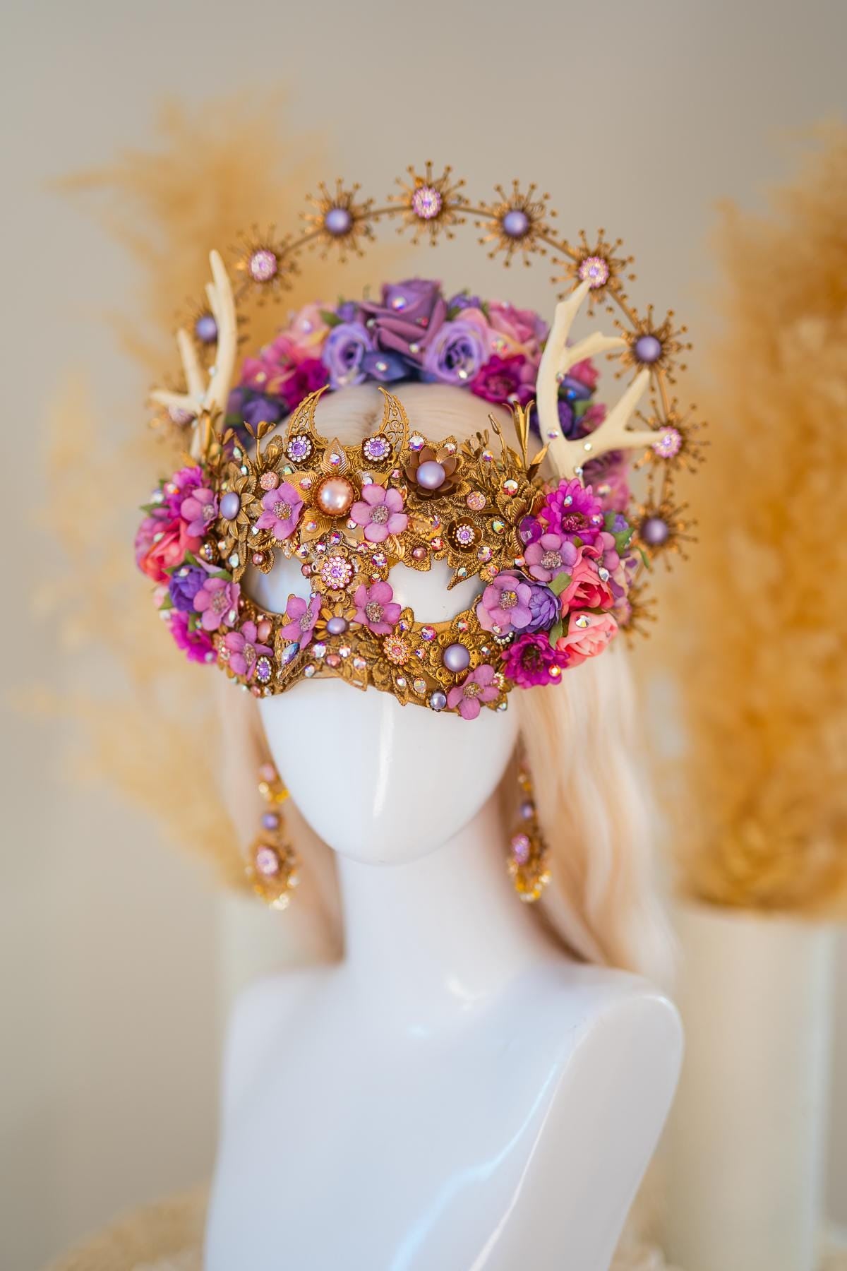 Golden Blossom Empress Earrings