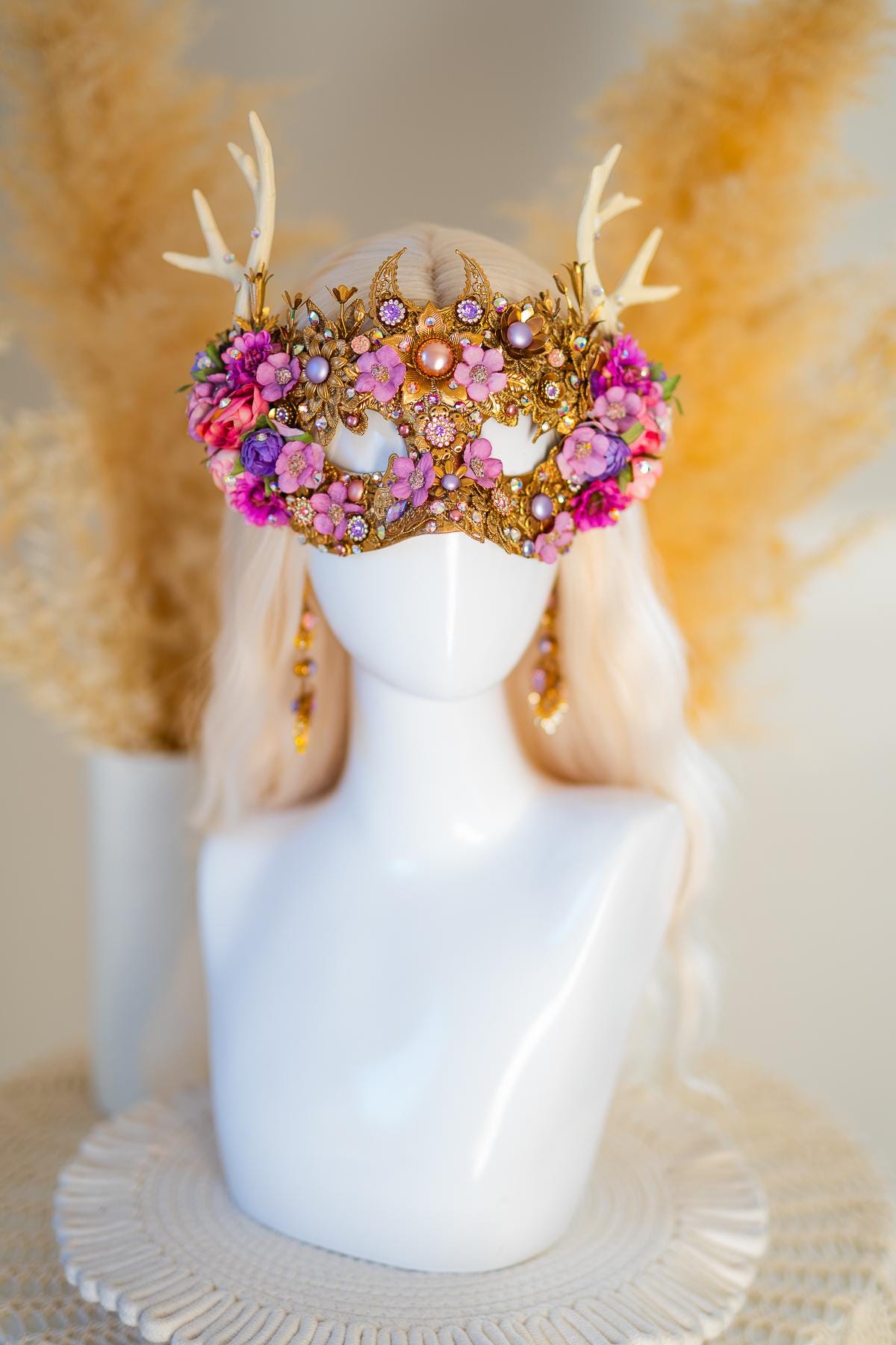 Golden Blossom Empress Earrings