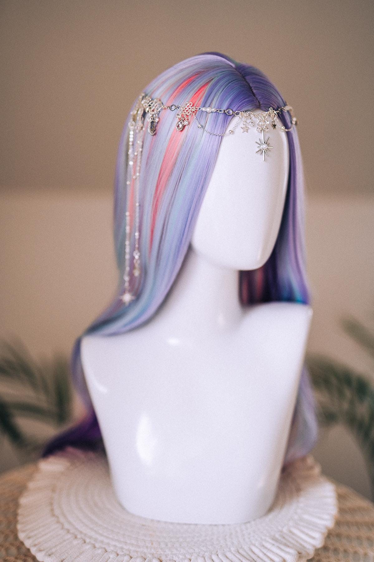 Celestial Star Butterfly Hair Chain Headpiece