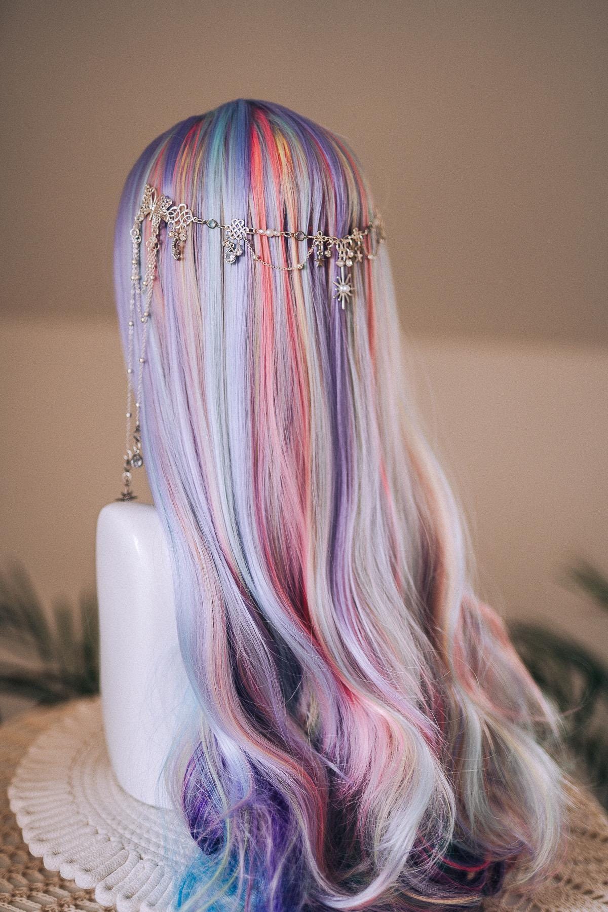 Celestial Star Butterfly Hair Chain Headpiece