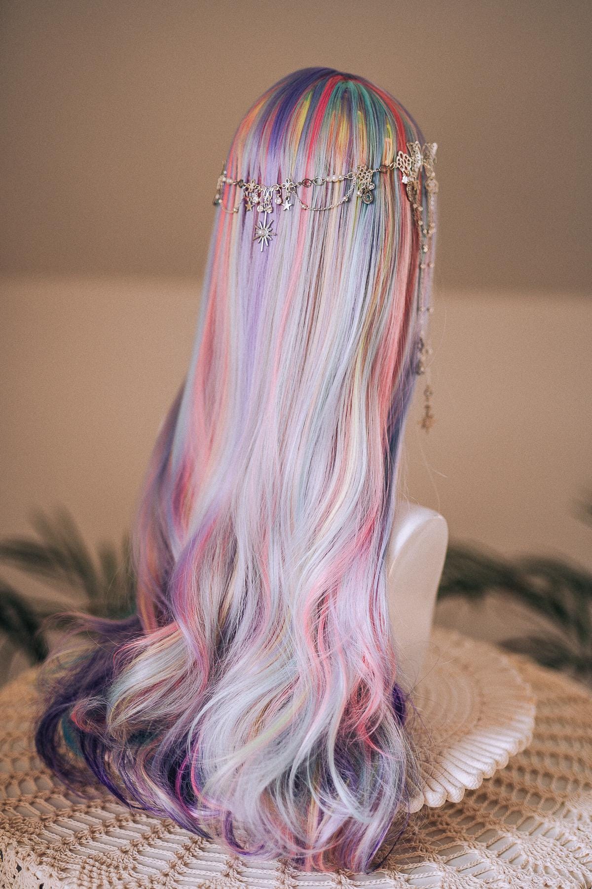 Celestial Star Butterfly Hair Chain Headpiece