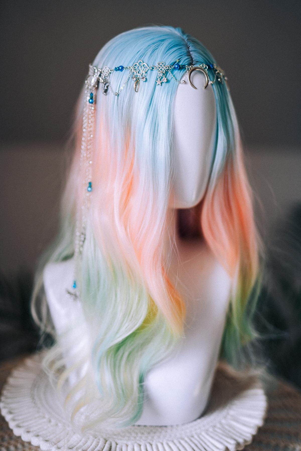 Moon Goddess Butterfly Hair Chain Headpiece
