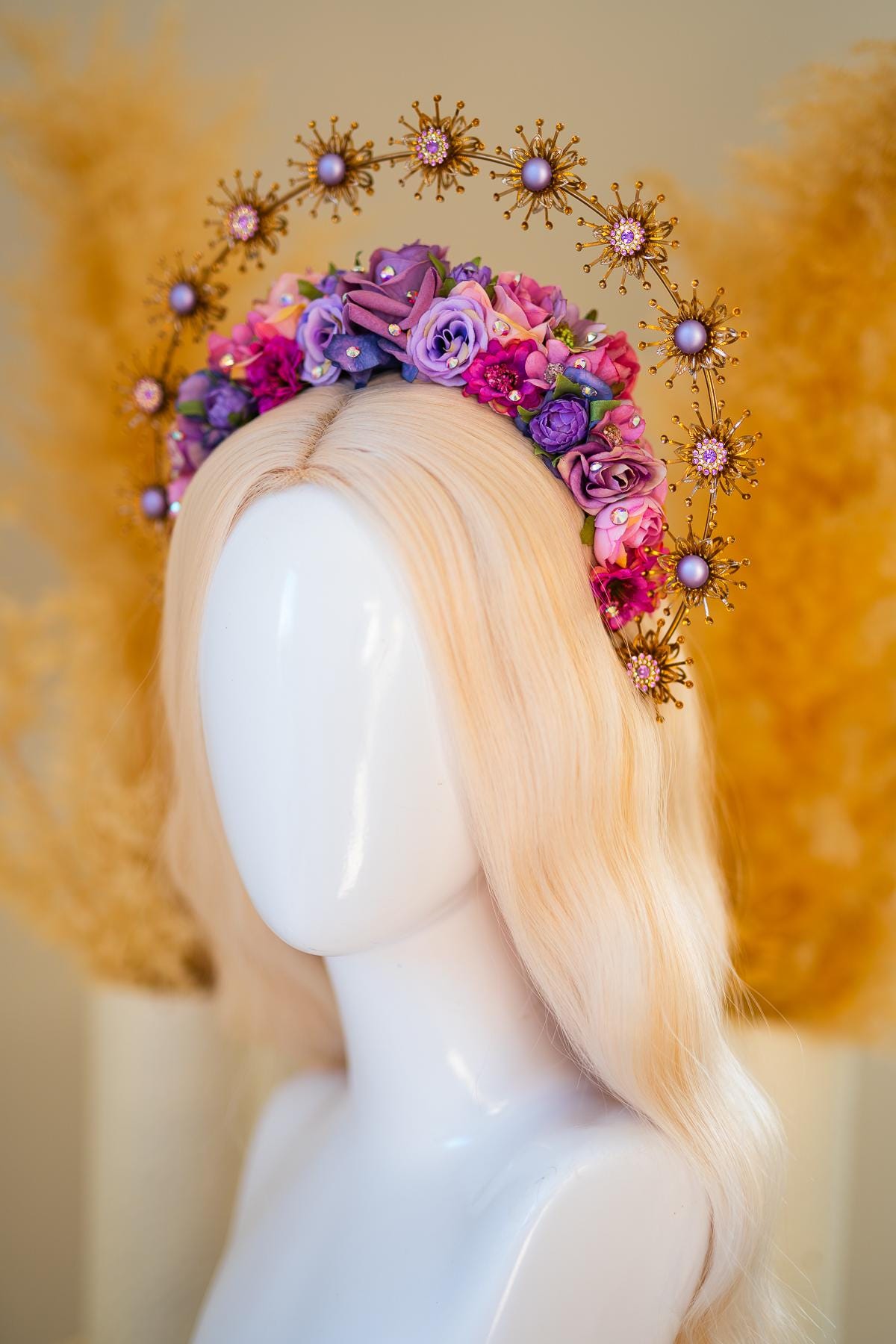 Golden Blossom Empress Earrings