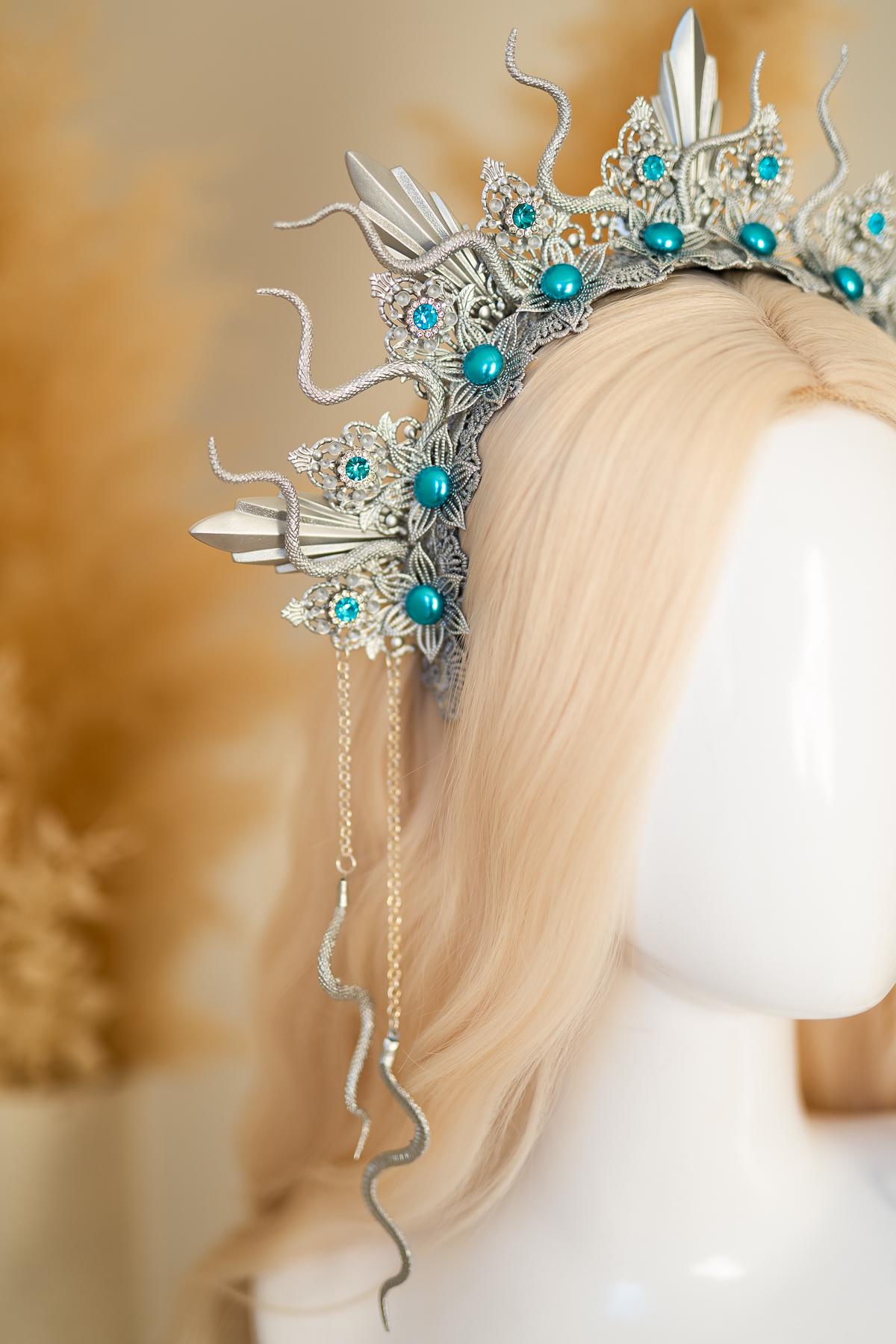 Ocean Empress Octopus Halo Crown
