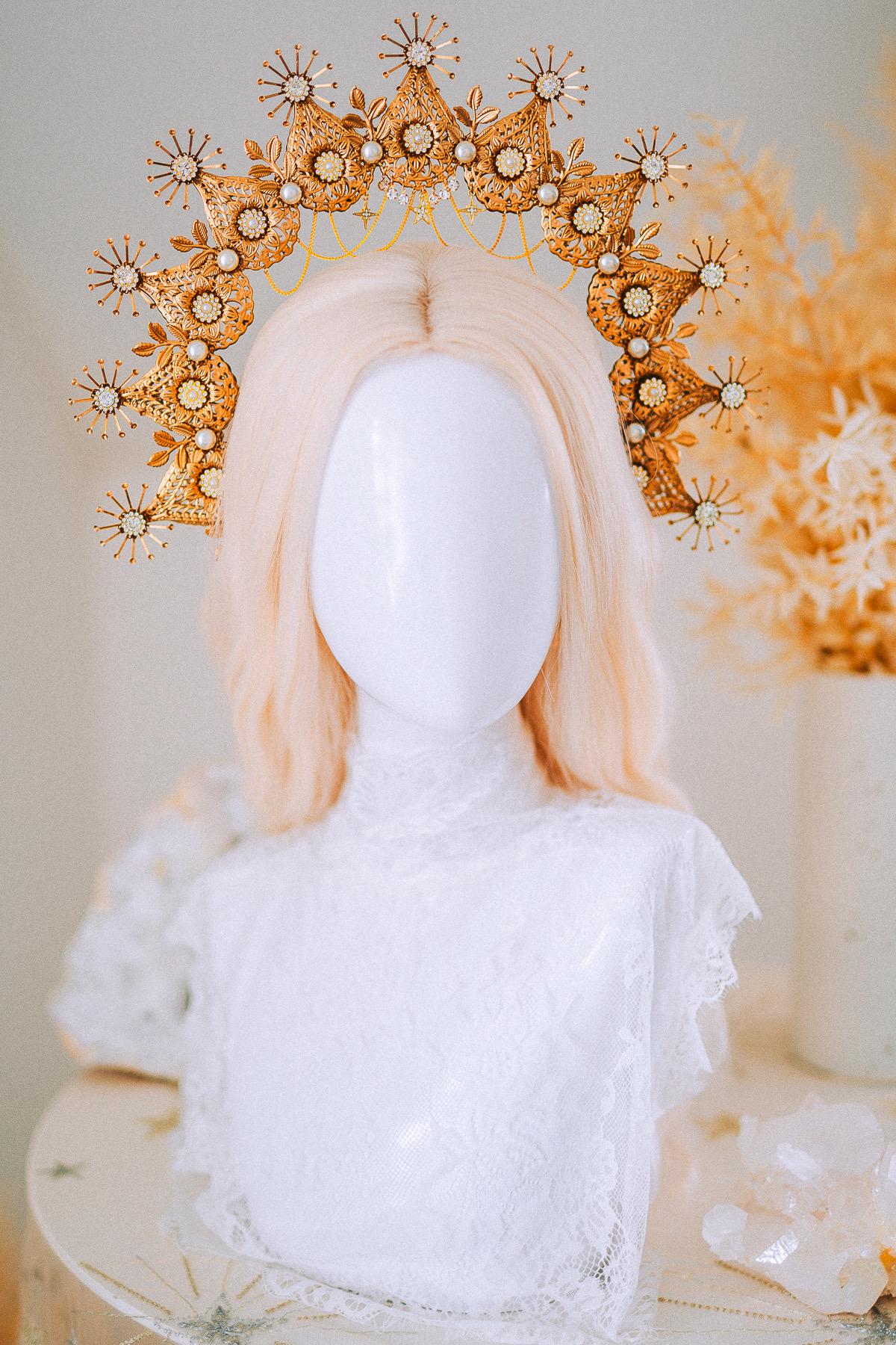 Golden Butterfly Hair Clips Celestial Bridal Hair Accessories Festival Headpiece